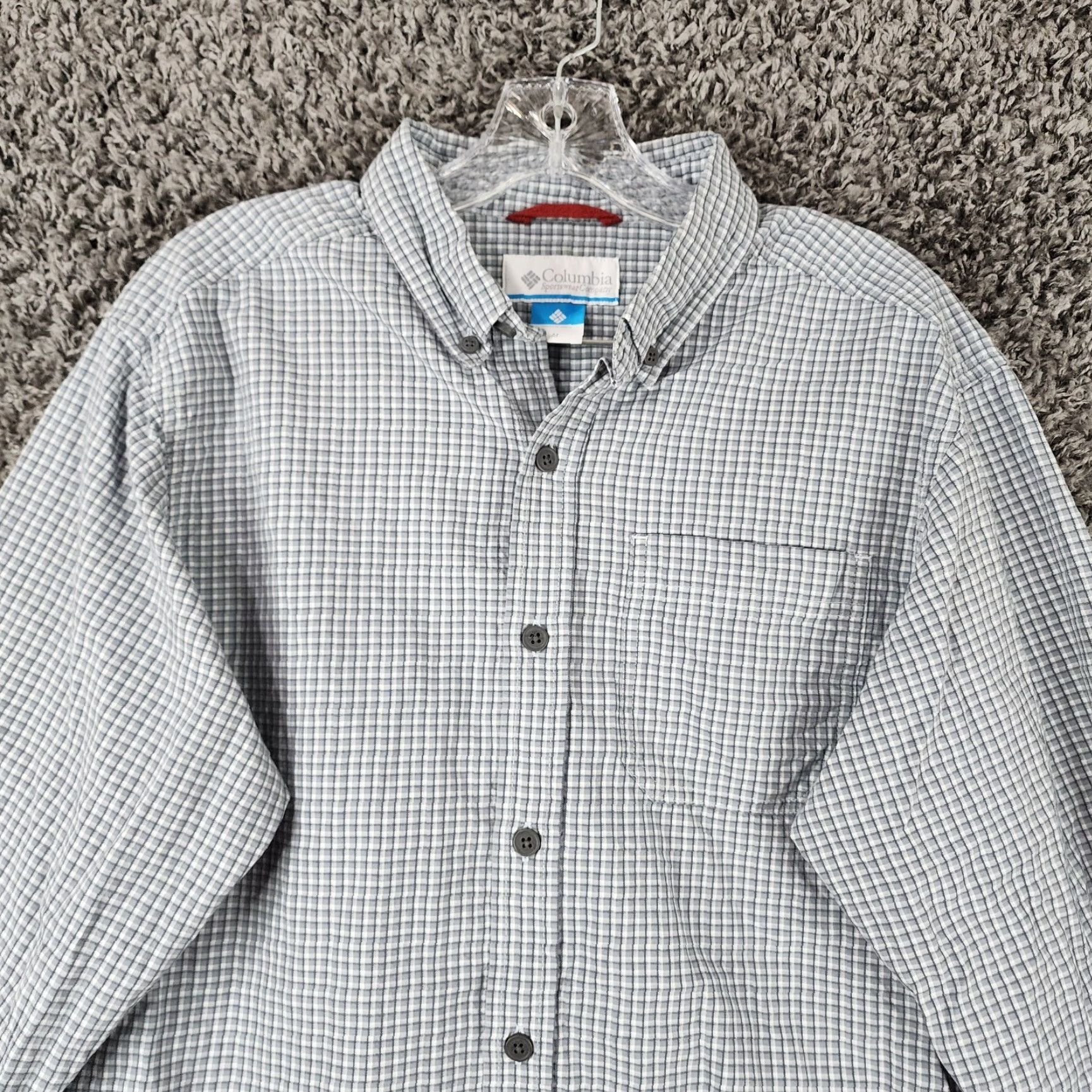 Vintage COLUMBIA Mens Gray Plaid Long Sleeve Button-Up Size M Size US M / EU 48-50 / 2 - 3 Thumbnail