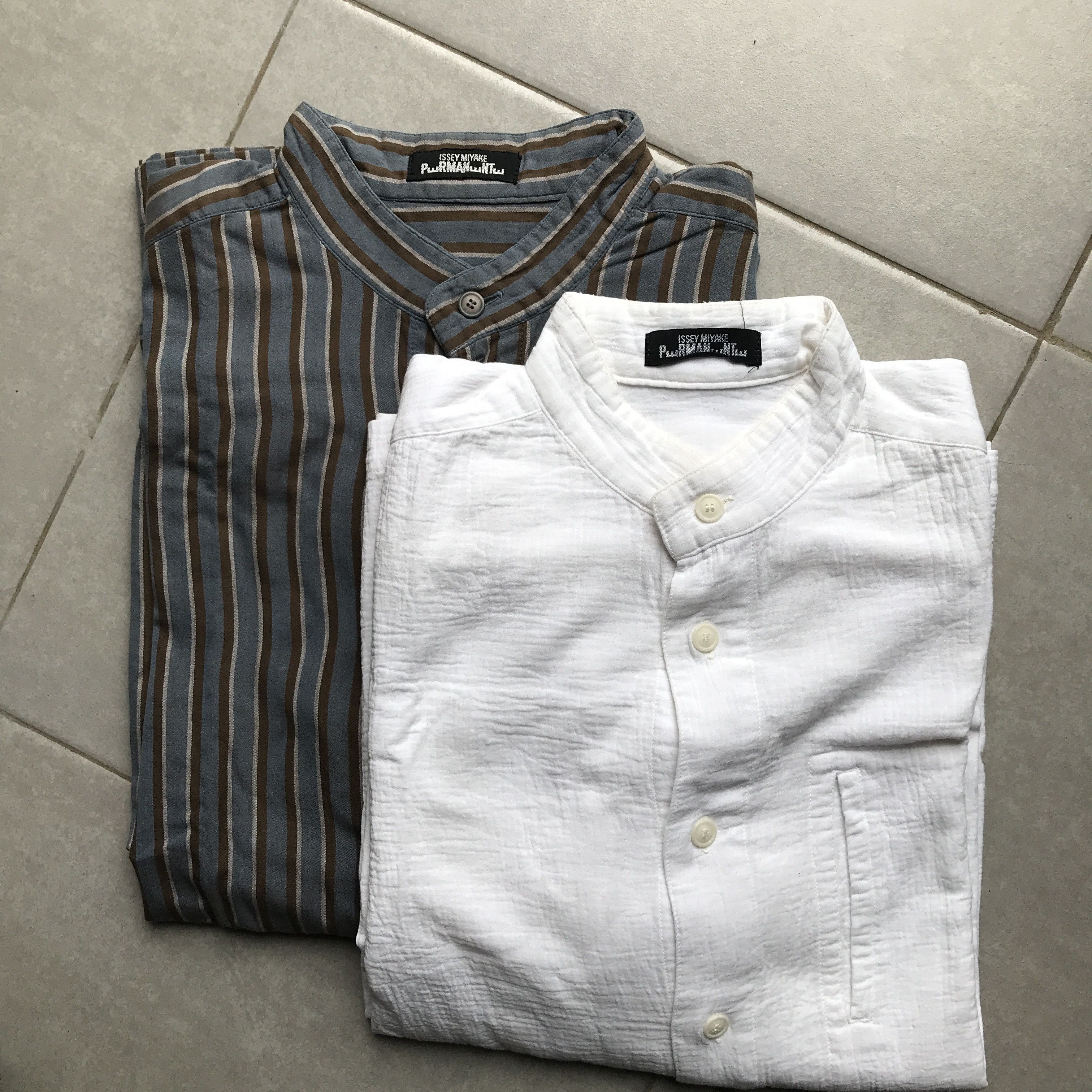 Issey Miyake Vintage Permanente Issey Miyake shirt Size US M / EU 48-50 / 2 - 7 Thumbnail