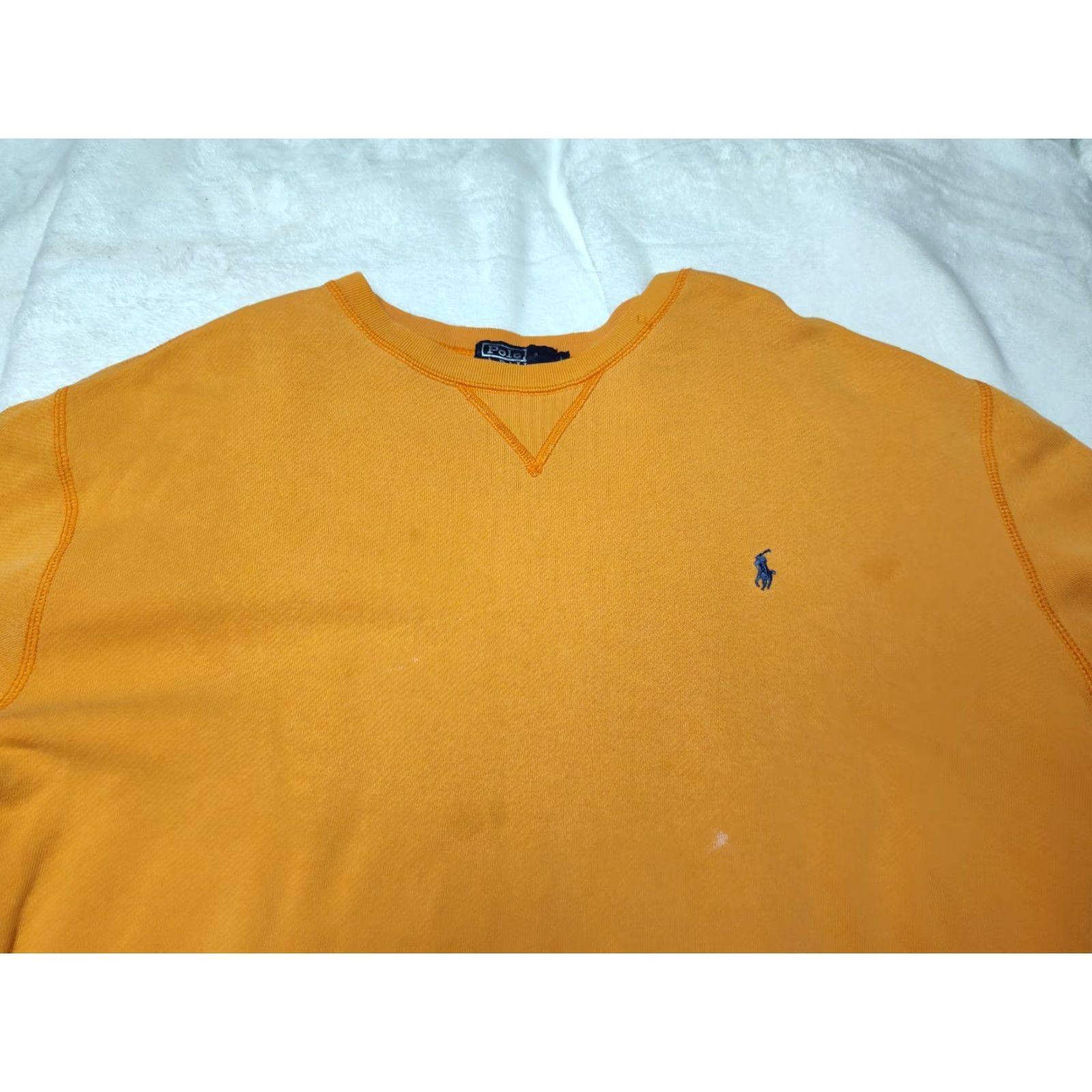 Vintage VINTAGE Polo Sport Ralph Lauren Sweatshirt Large Peach Orange Men’s Pullover Long Sleeve Sports Size US L / EU 52-54 / 3 - 4 Thumbnail