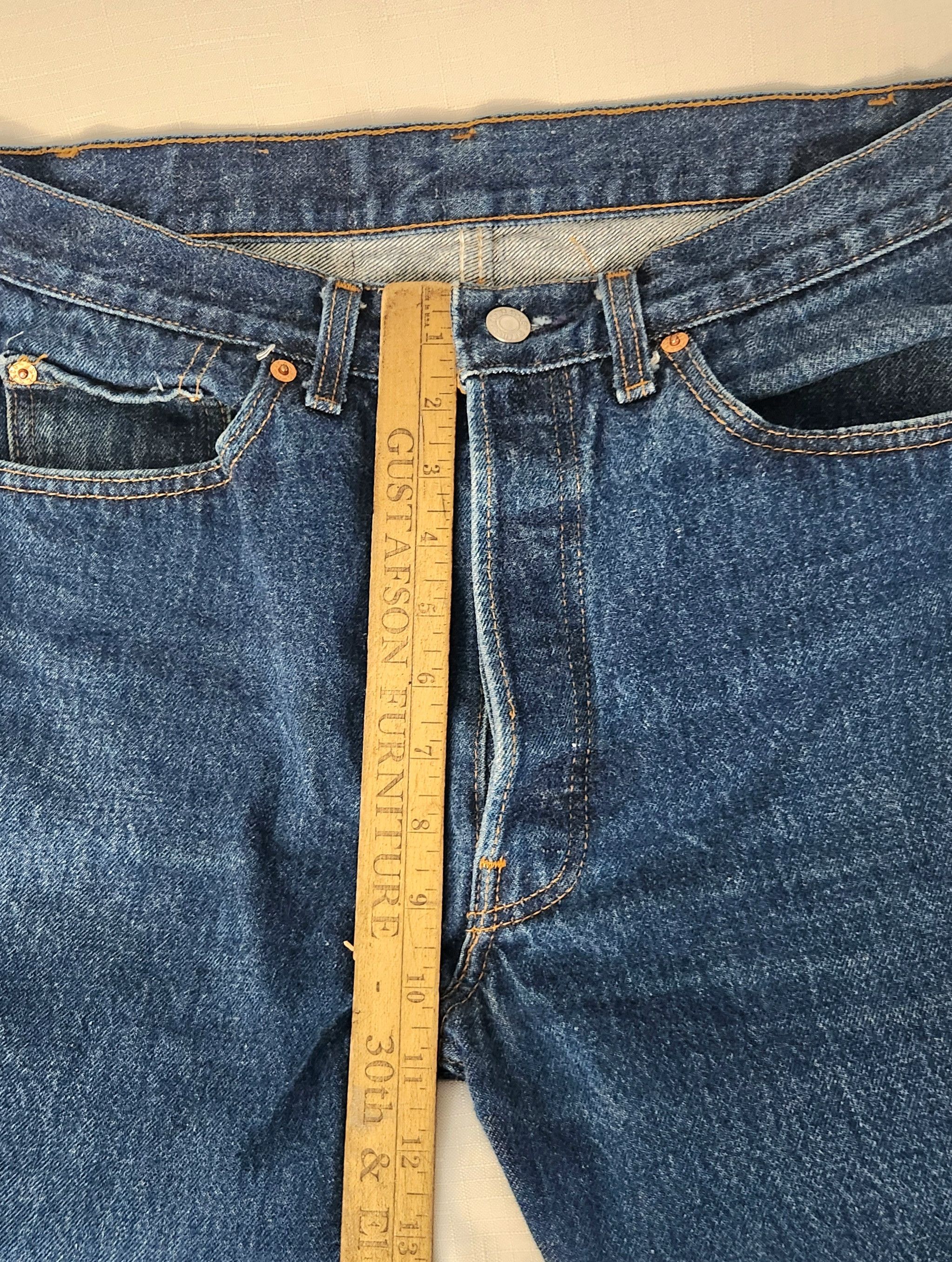 Levi's × Vintage Levi's True Vintage 501 XX USA Made VTG Red Tab OG Blue 34 Size US 34 / EU 50 - 13 Thumbnail