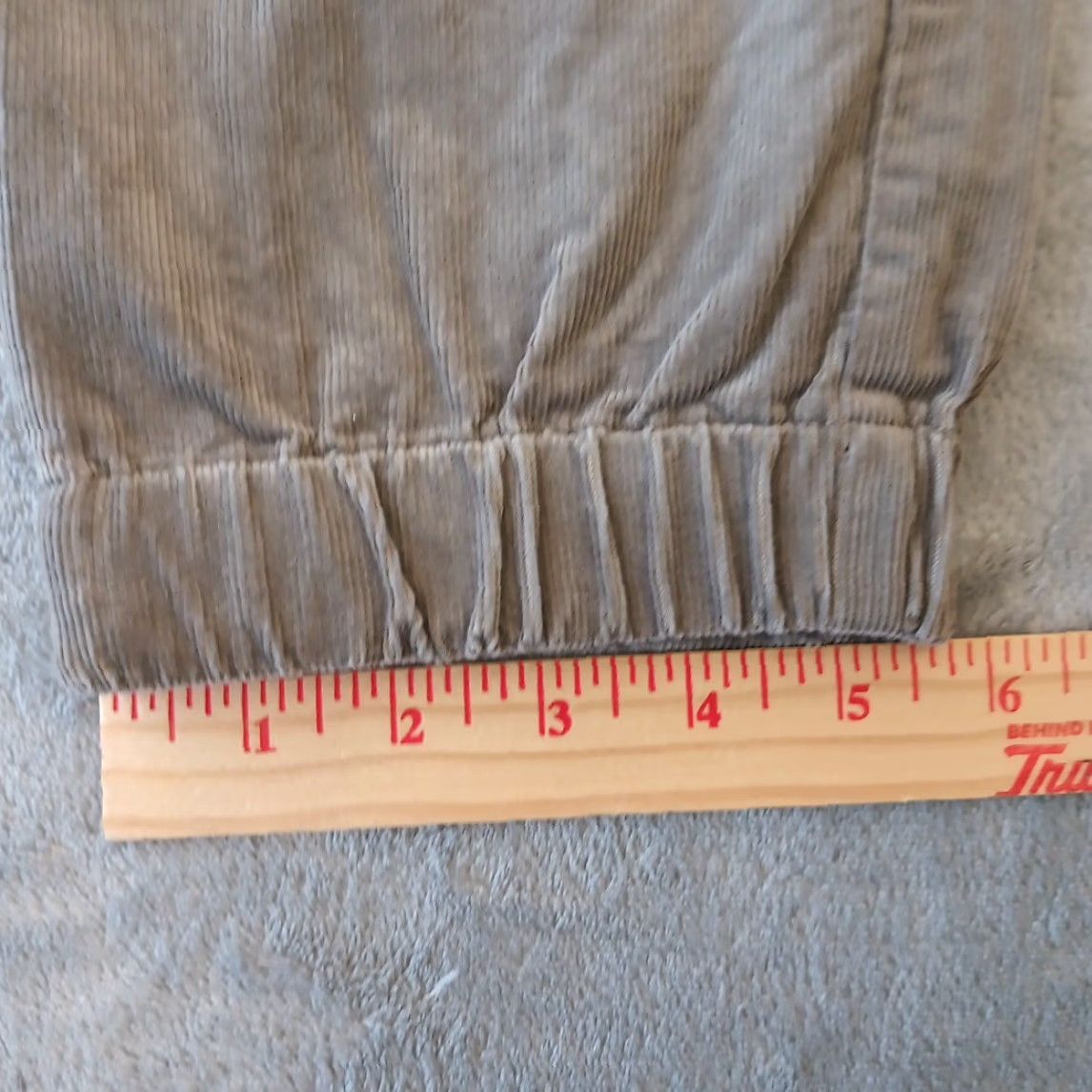 Banana Republic Banana Republic Pants Womens Size 12 Regular Gray Corduroy Ankle Zip Pockets Tapered Inseam 29 in Size 34" / US 12 / IT 48 - 7 Thumbnail