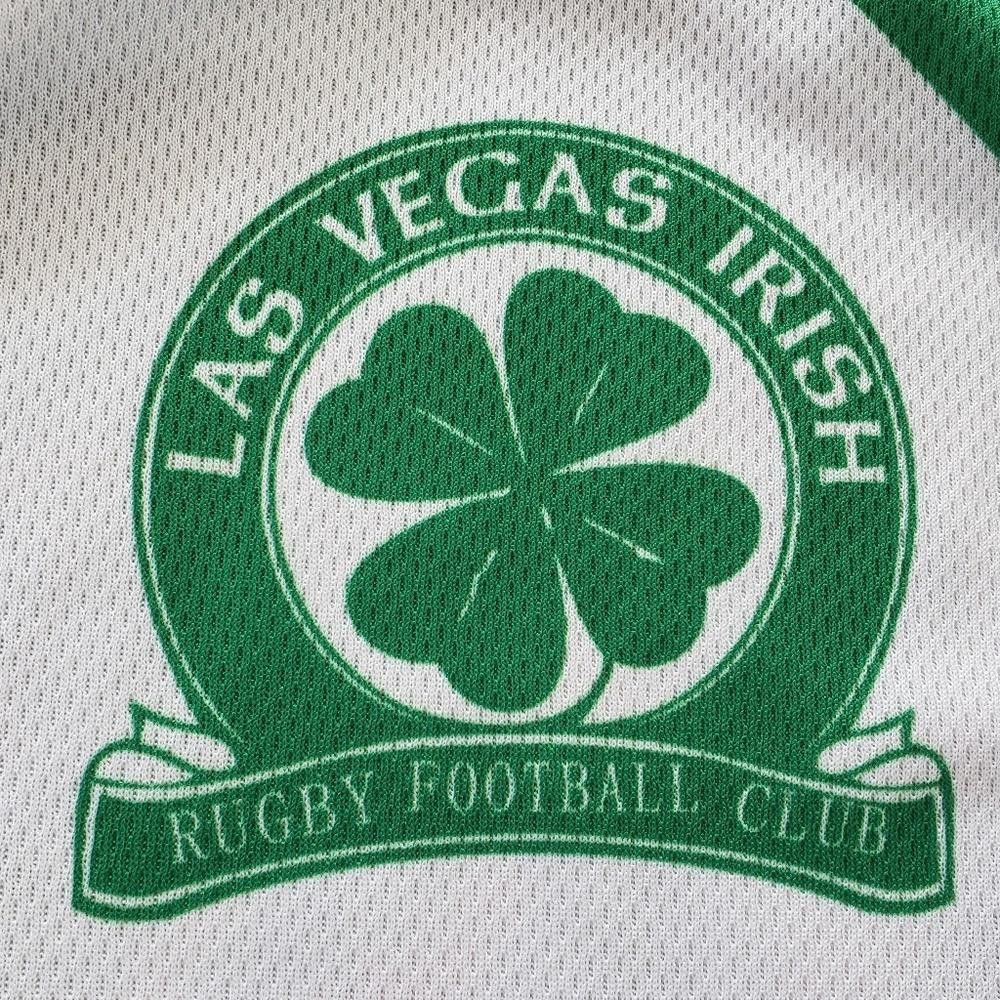 Designer White Las Vegas Irish Professional Rugby Jersey Size US M / EU 48-50 / 2 - 3 Thumbnail