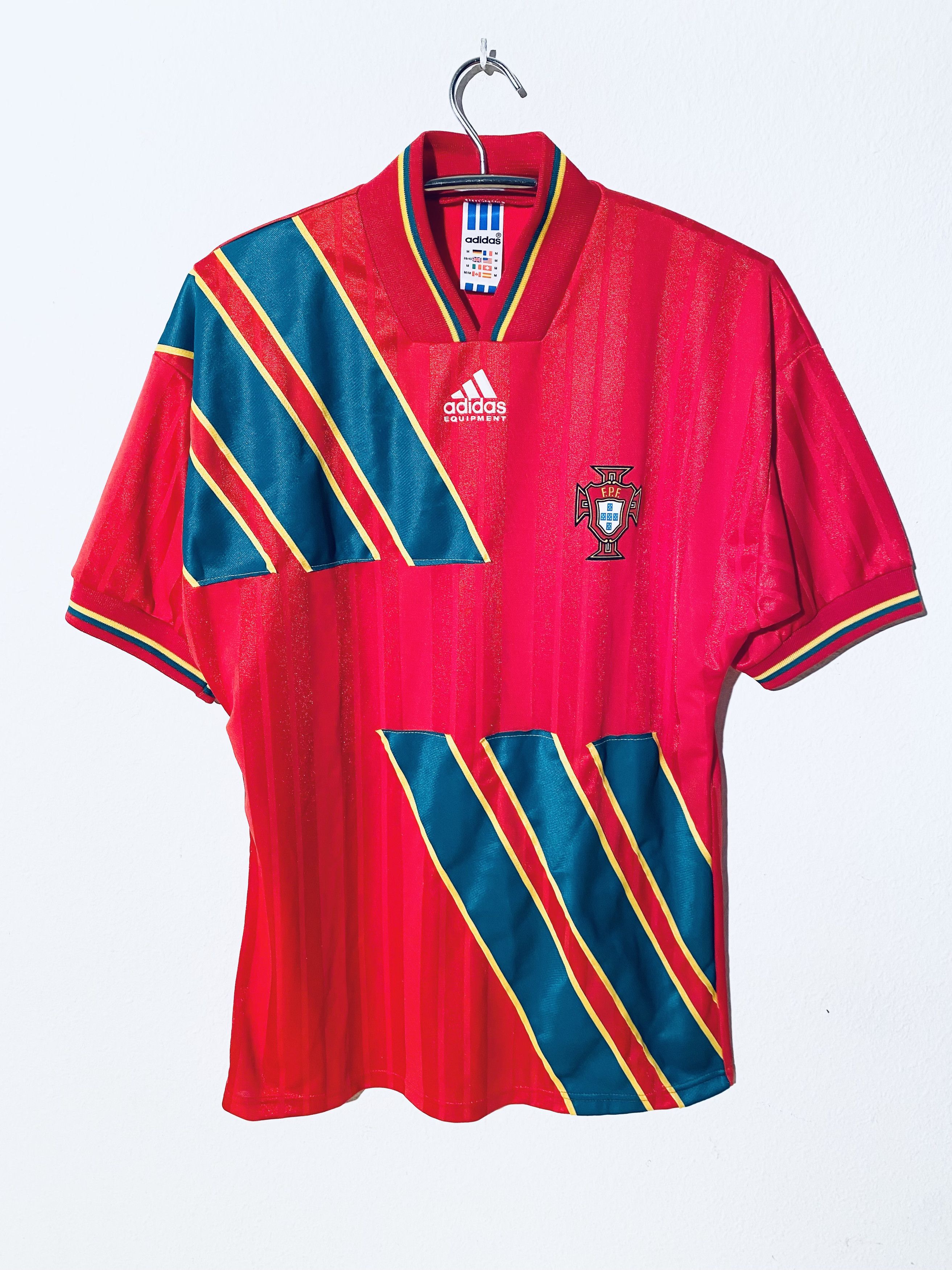 Adidas Soccer Jersey Vintage Portugal Mint Condition Home Football Shirt 1994 1995 Grailed