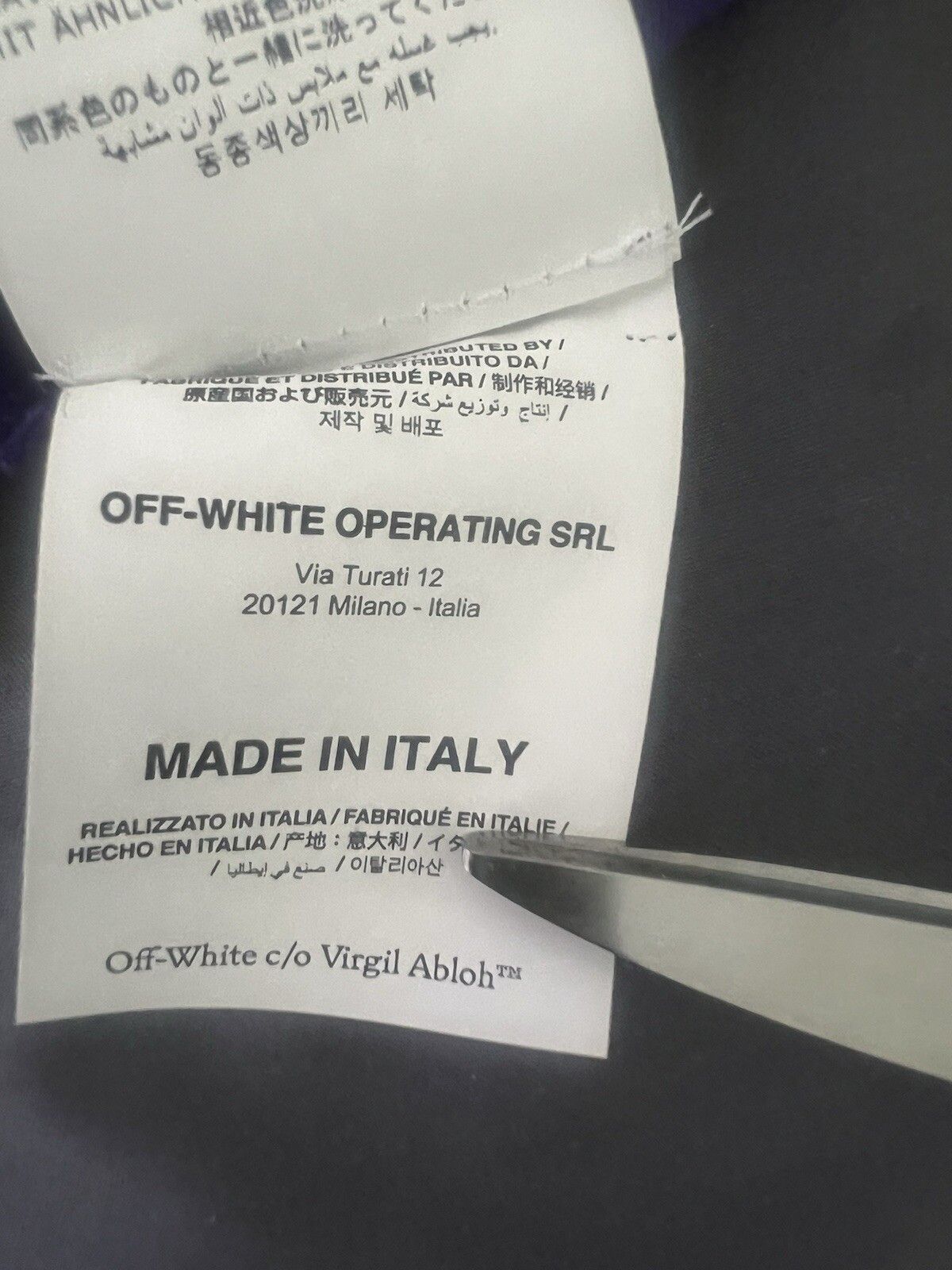 Off-White Exact Opp Over Skate Purple T-shirt Size US S / EU 44-46 / 1 - 9 Thumbnail