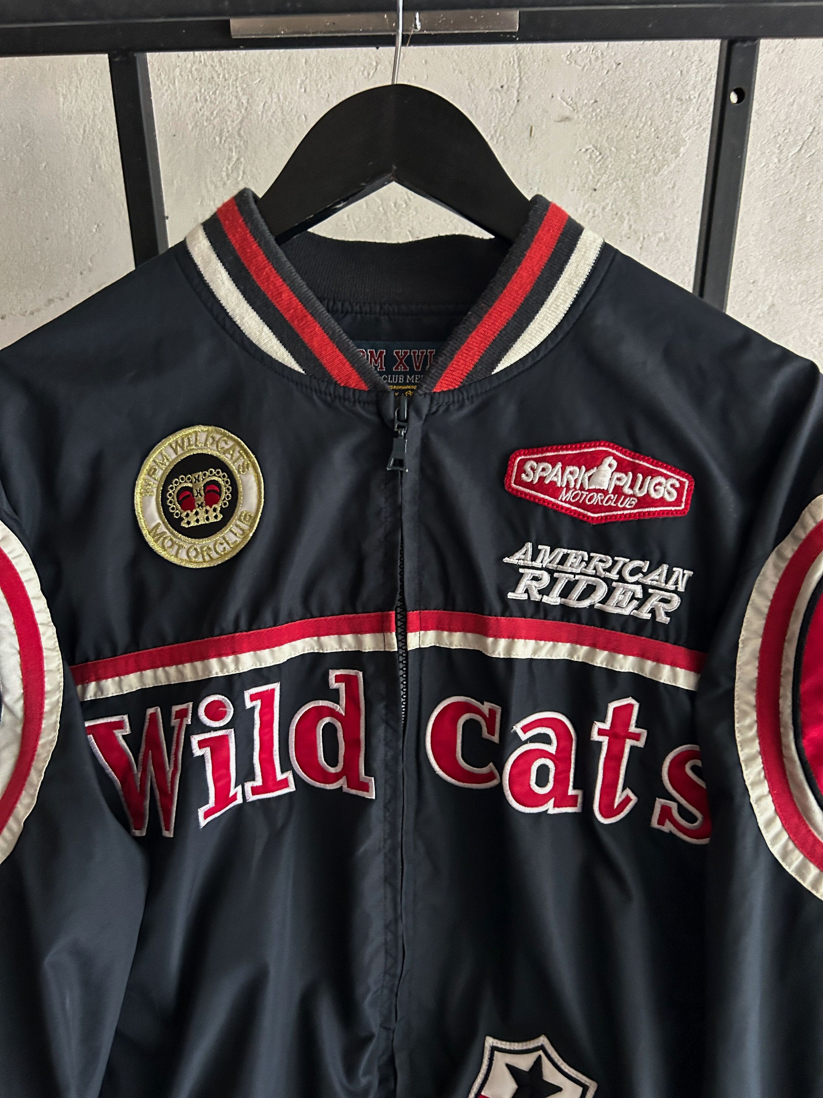 Vintage Wild Cats Racing Bomber Jacket Y2K Motorsport Style Size US M / EU 48-50 / 2 - 4 Thumbnail