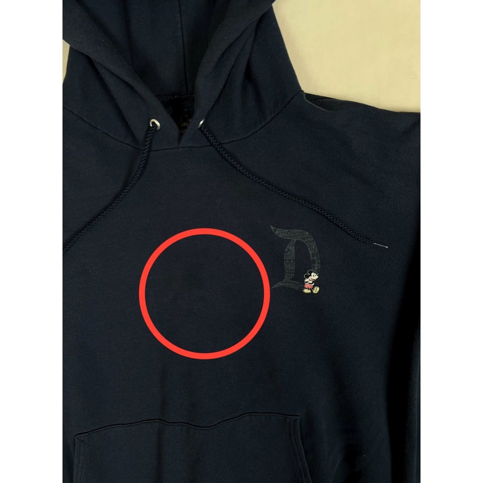 Disney VINTAGE Disney Mickey Mouse Hoodie Sweatshirt 2XL Blue Men Pullover Hooded Graphic Print Retro 90s Cartoon Classic Size US XXL / EU 58 / 5 - 4 Thumbnail