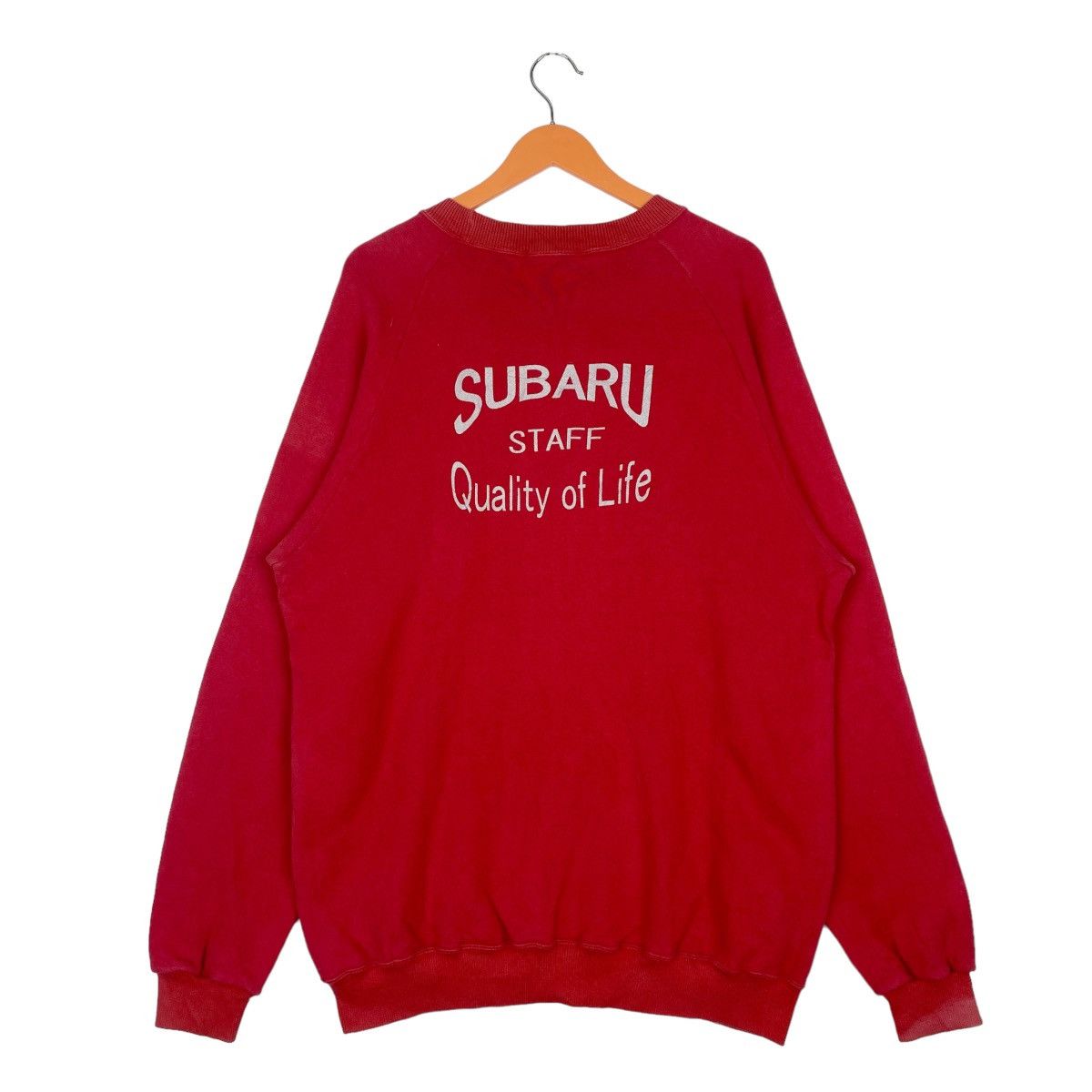 Designer × Vintage Subaru Staff Quality Of Life Sweatshirt Crewneck Pullover Size US L / EU 52-54 / 3 - 1 Thumbnail
