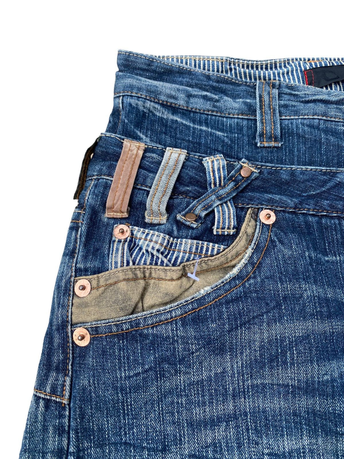 Hysteric Glamour Vintage Dominate Double Waist Distressed and Faded Pant Size US 31 - 7 Thumbnail