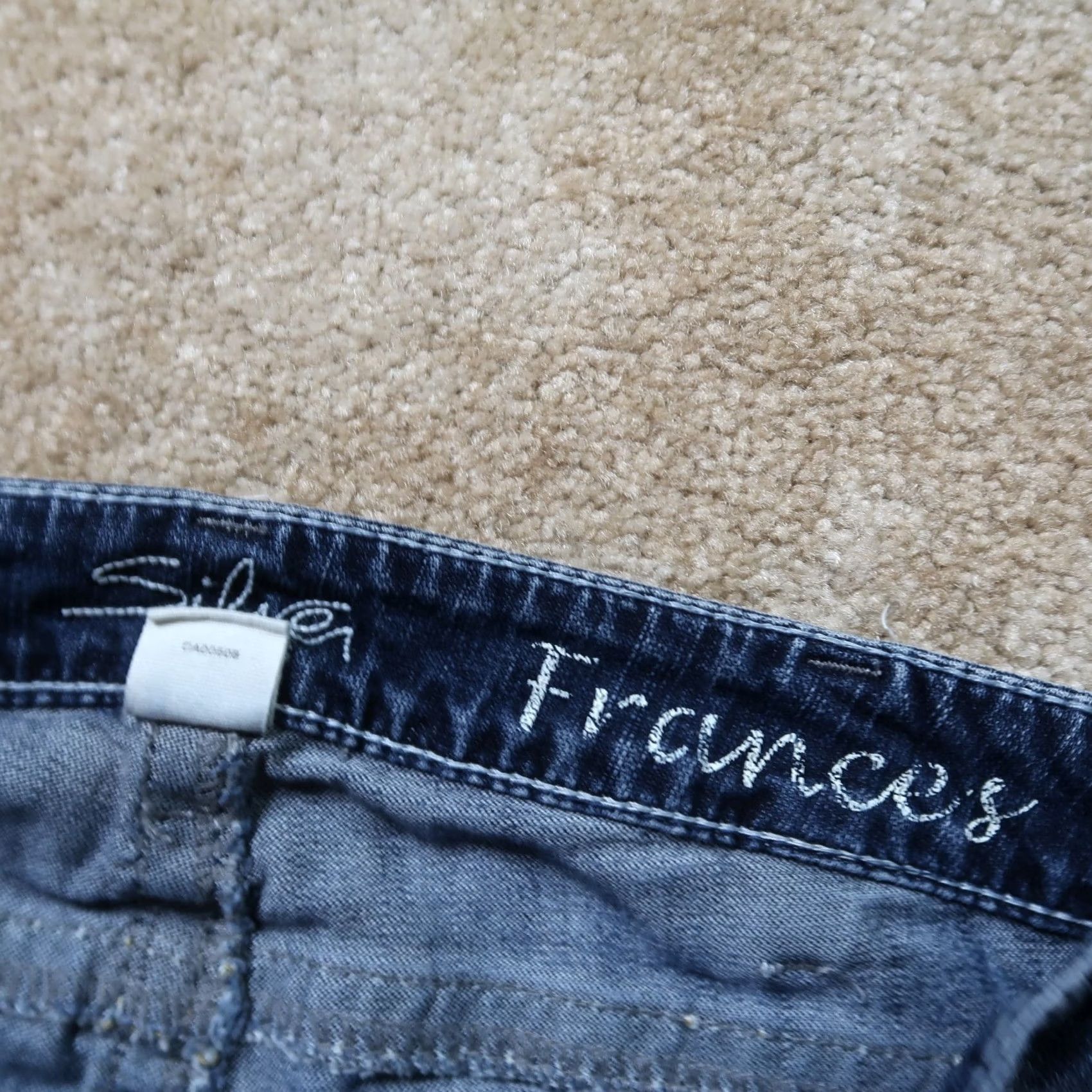 Silver Jeans Co. Silver Frances Jeans Womens 30x33 Blue Denim Bootcut Pants stretch Size 30" / US 8 / IT 44 - 4 Thumbnail