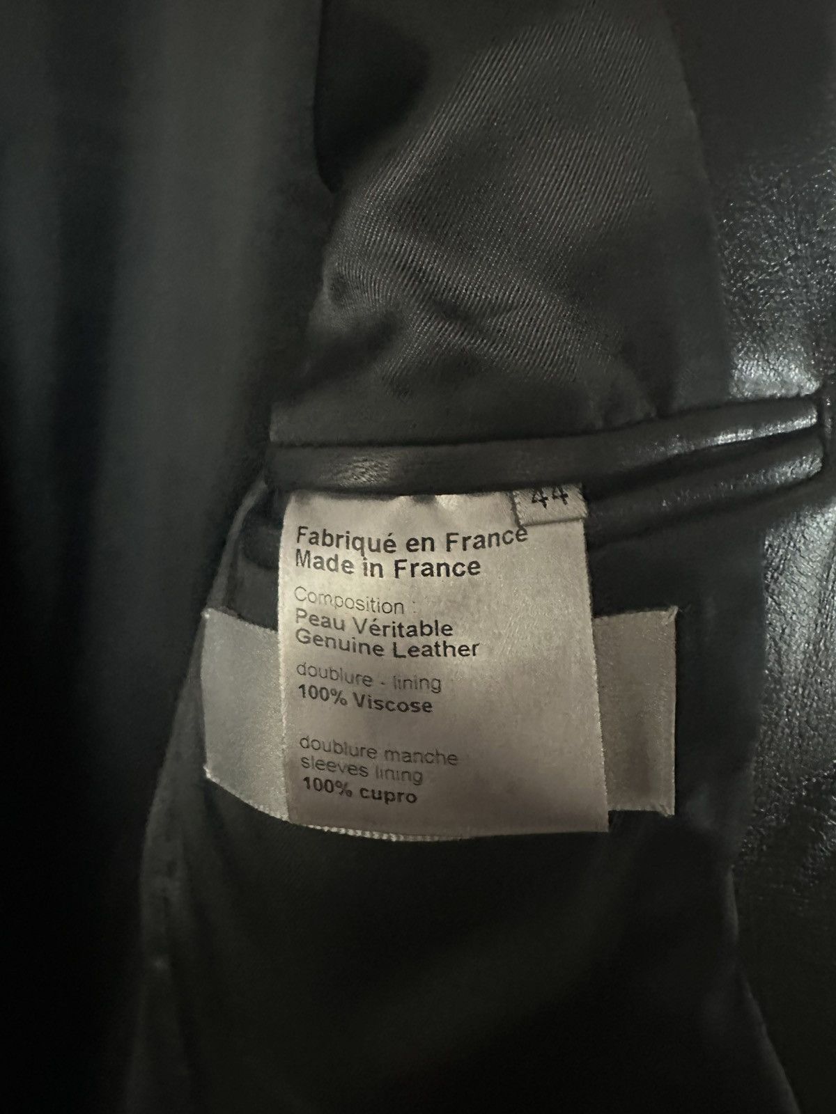 Dior Dior Homme Hedi Slimane French Made Leather Jacket Size US S / EU 44-46 / 1 - 3 Thumbnail