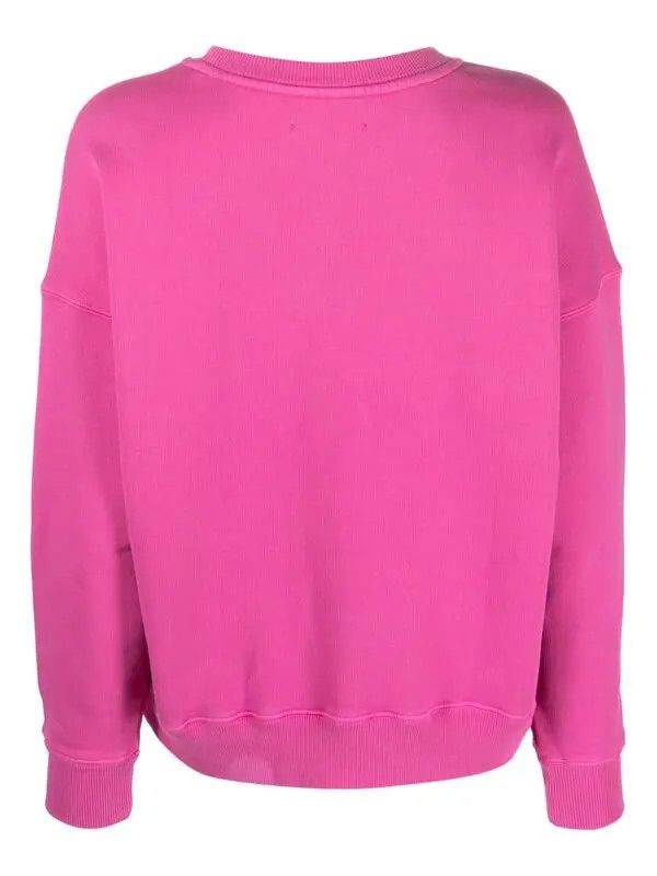 AUTRY o1y0725 Crewneck Sweatshirt in Fuchsia Size XS / US 0-2 / IT 36-38 - 2 Thumbnail