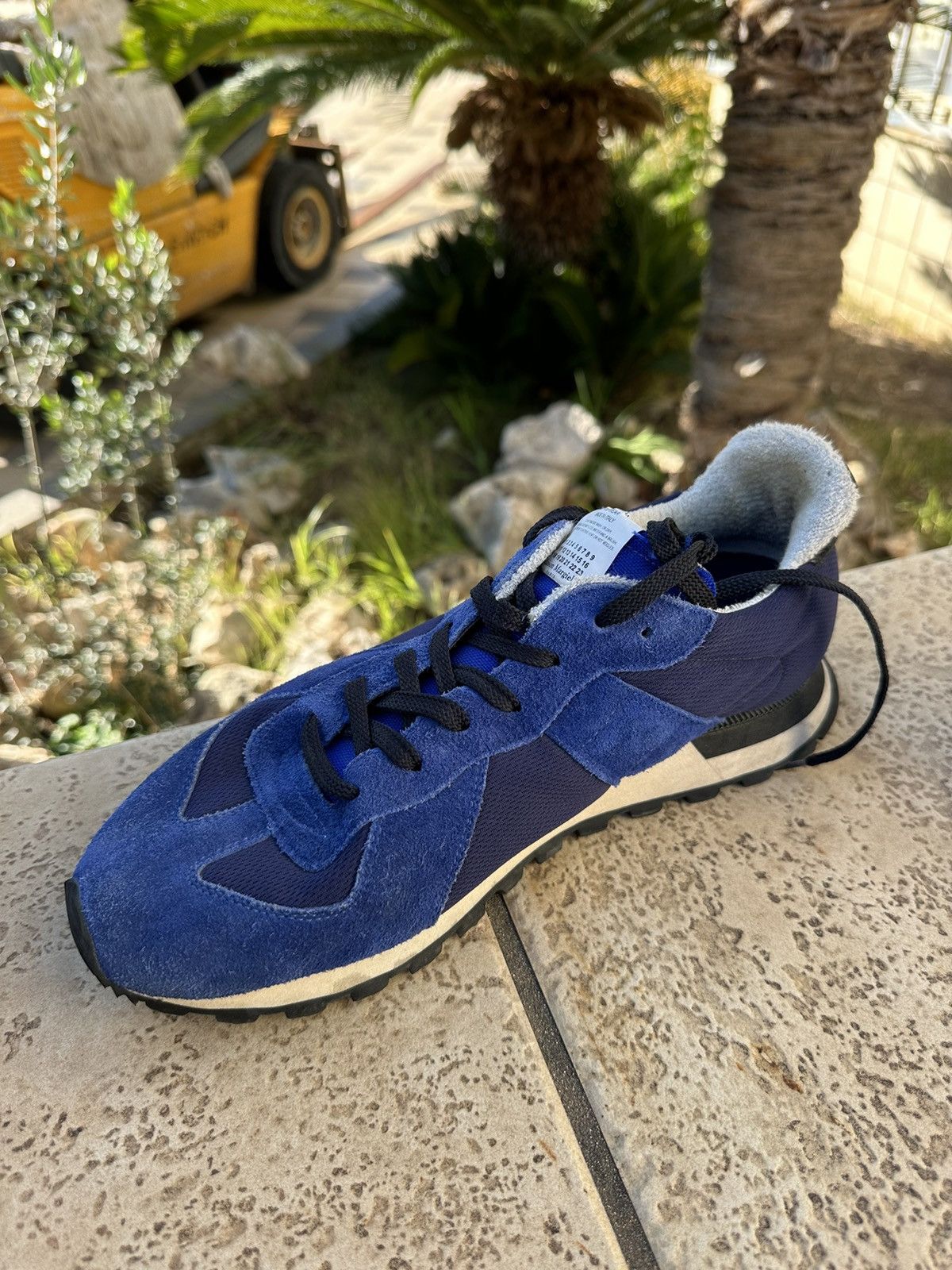 Maison Margiela Maison Margiela Replica Runner Sneakers Shoes Blue 43 size Size US 10 / EU 43 - 10 Thumbnail