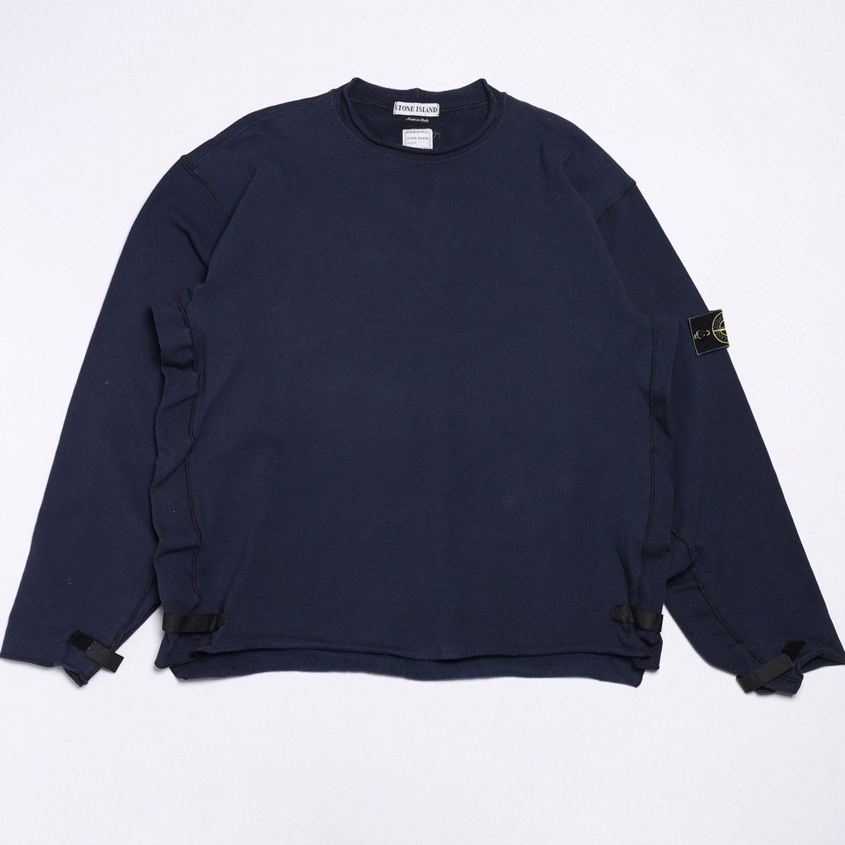 Stone Island Rare Vintage Stone Island 90s Navy Sweatshirt Crewneck 1996 Size US XL / EU 56 / 4 - 1 Thumbnail