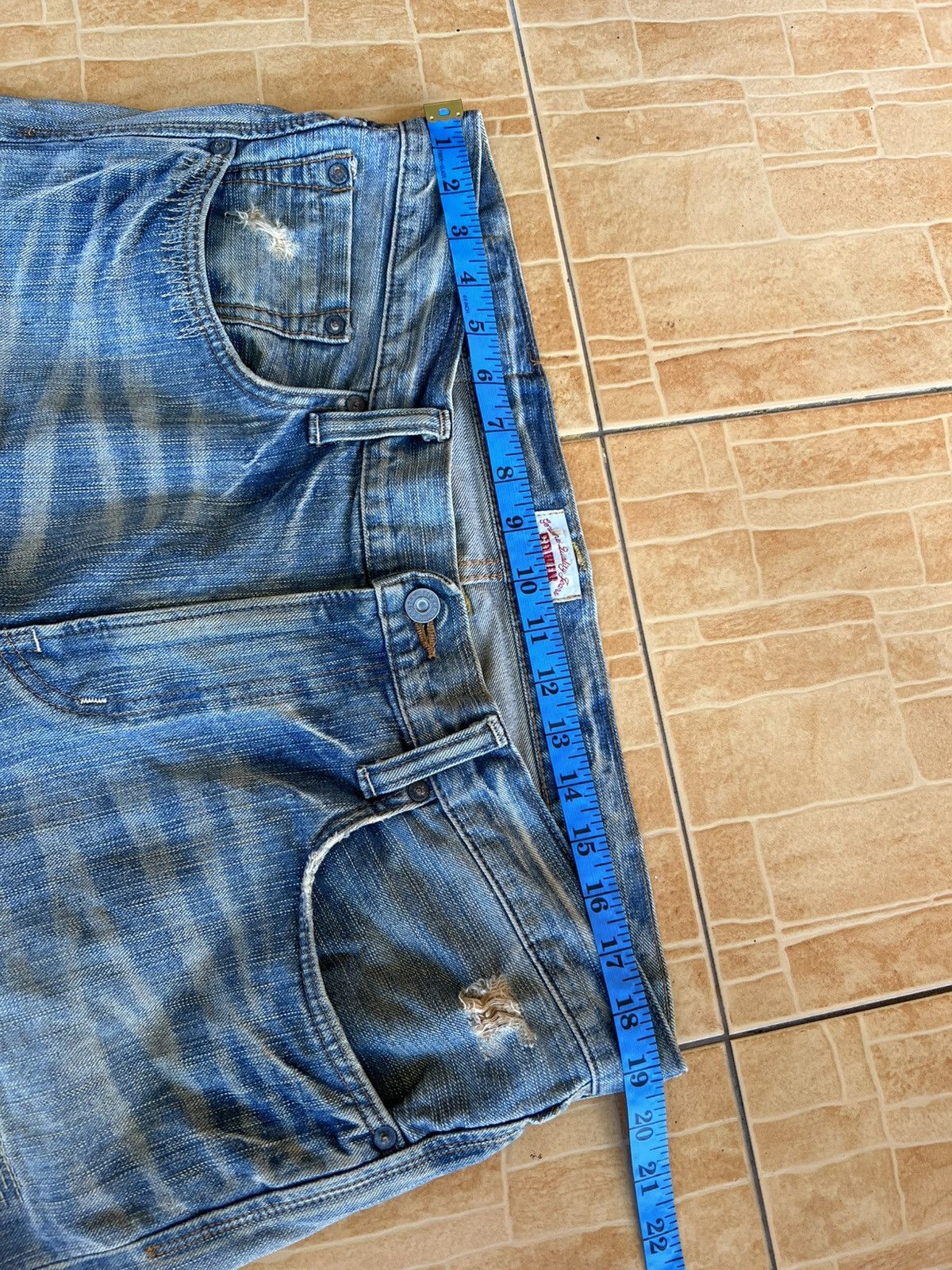 Edwin Vintage Edwin Distress Mud Wash Jean Size US 38 / EU 54 - 3 Thumbnail