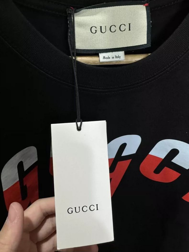 Gucci Gucci Black lightning big logo short sleeve 2504-Nextarrow Size US M / EU 48-50 / 2 - 3 Thumbnail