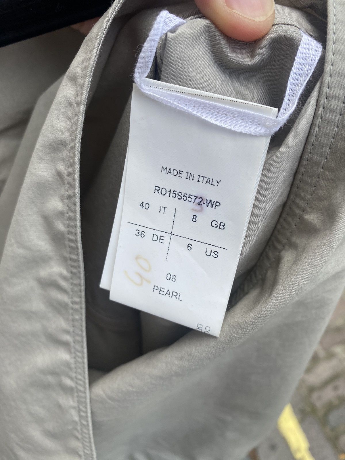 Rick Owens Rick Owens FAUN SS15 Pearl Strapless Dress Size S / US 4 / IT 40 - 7 Thumbnail