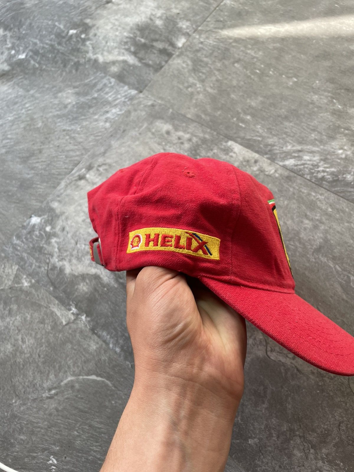Ferrari Vintage 90s Ferrari F1 Racing Red Cap Y2K Embroidered Logo Size ONE SIZE - 2 Thumbnail