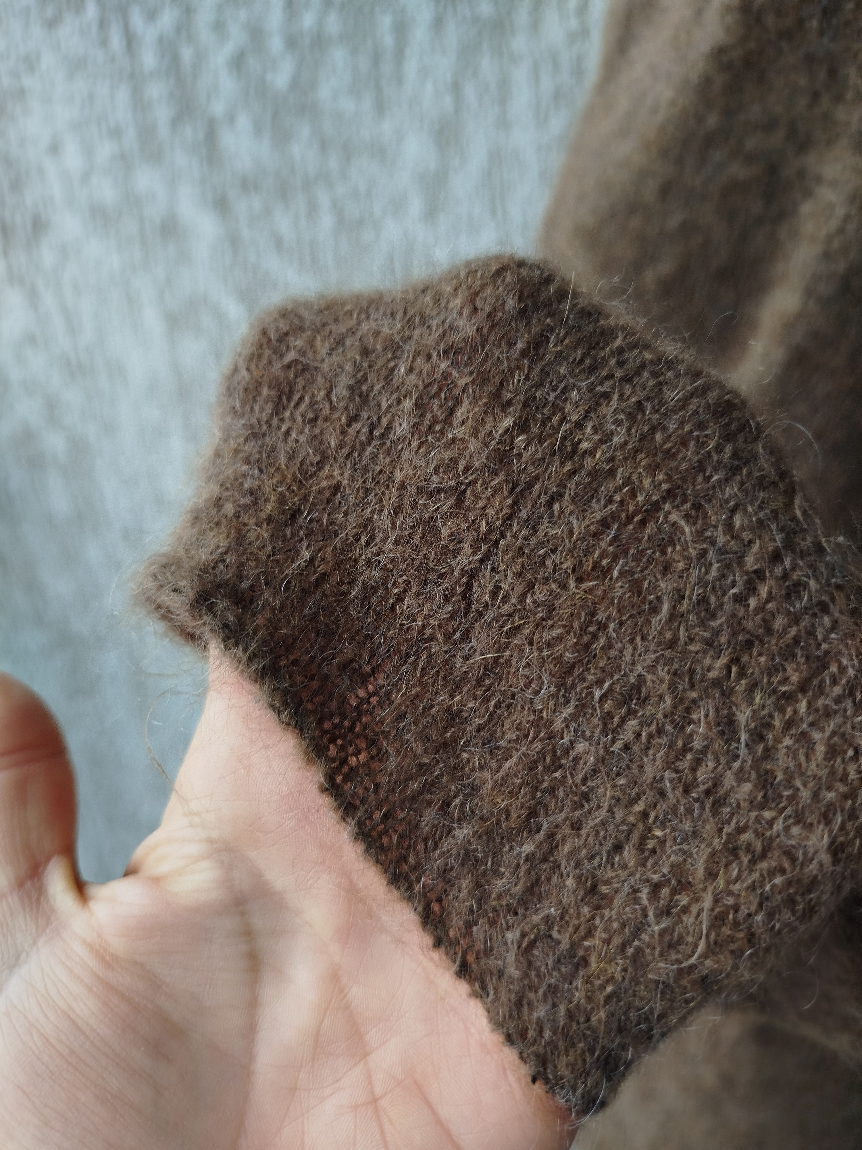 Sarah Pacini Cardigan Coat Wrap Pin Oversized Mohair Blend One Size Size ONE SIZE - 9 Thumbnail
