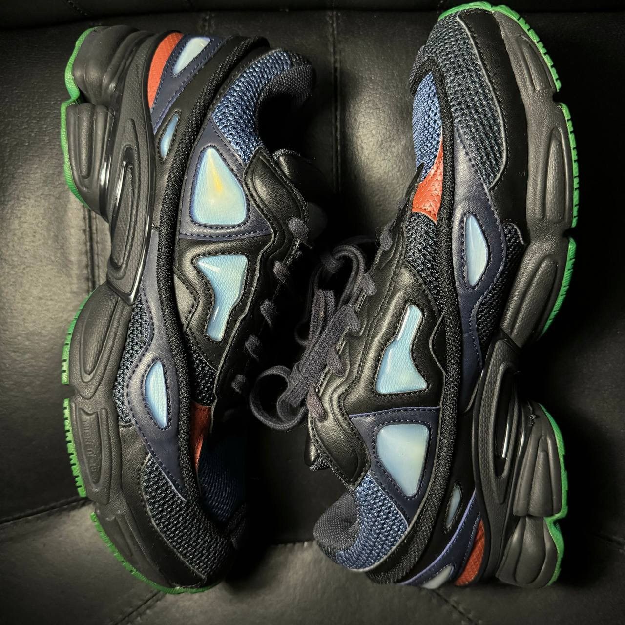 Adidas × Raf Simons 8us sneakers Adidas Raf Simons Ozweego Night Marine Size US 8 / EU 41 - 4 Thumbnail