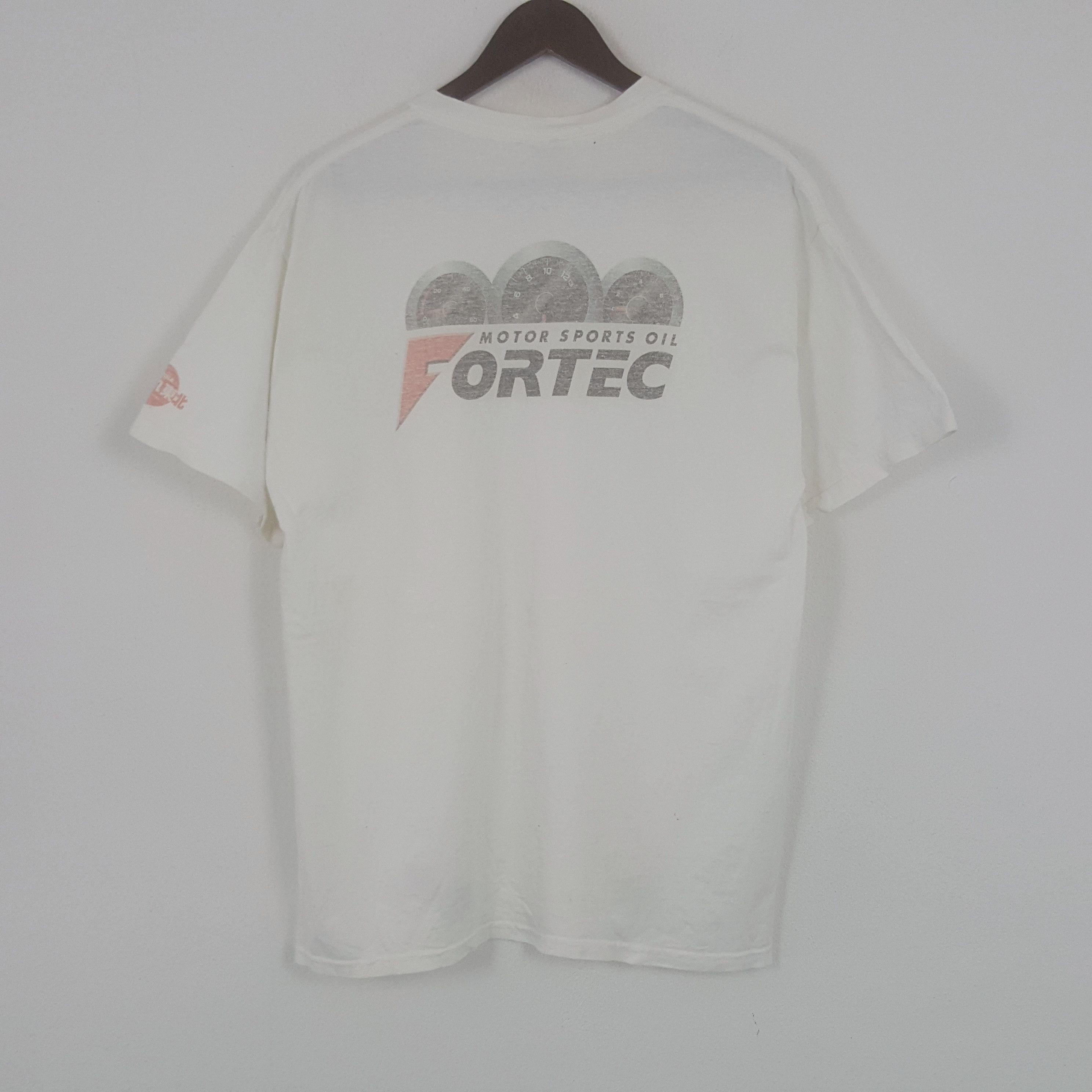 Vintage Vintage Fortec Motor Sport Oil Tshirt Size US L / EU 52-54 / 3 - 1 Thumbnail