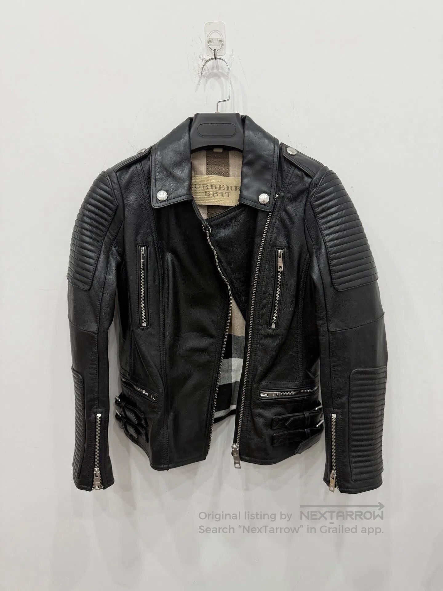 Burberry Burberry Leather Jacket. Size US XXS / EU 40 - 1 Thumbnail