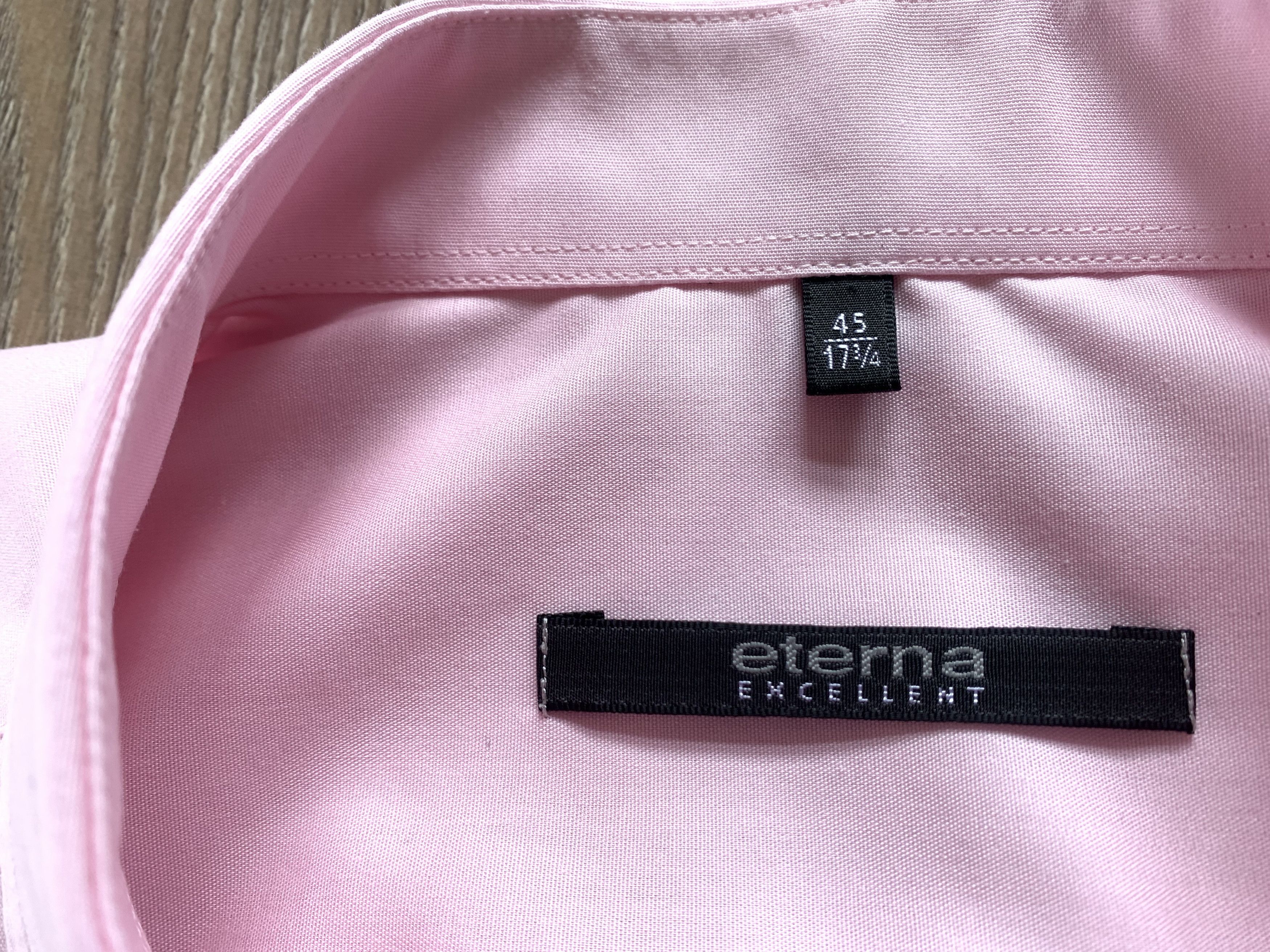 Other Eterna Excellent Mens Pink Short Sleeve Shirt Size US XL / EU 56 / 4 - 6 Thumbnail