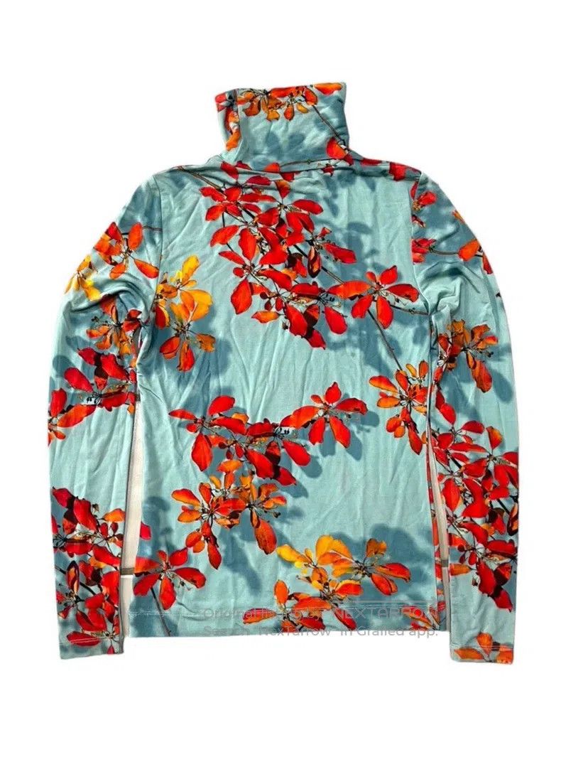 Dries Van Noten Dries Van Noten Blue Base Layer Top Size S / US 4 / IT 40 - 5 Thumbnail