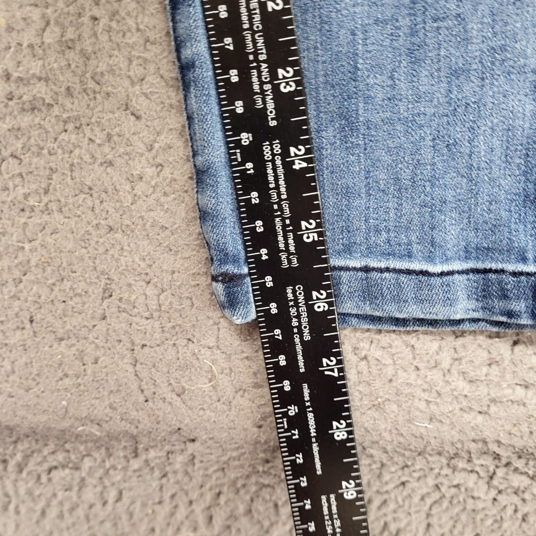 Juicy Couture Juicy Couture Jeans Women's 10 Straight Dark Wash Denim Blue Zip Fly Size 32" / US 10 / IT 46 - 7 Thumbnail