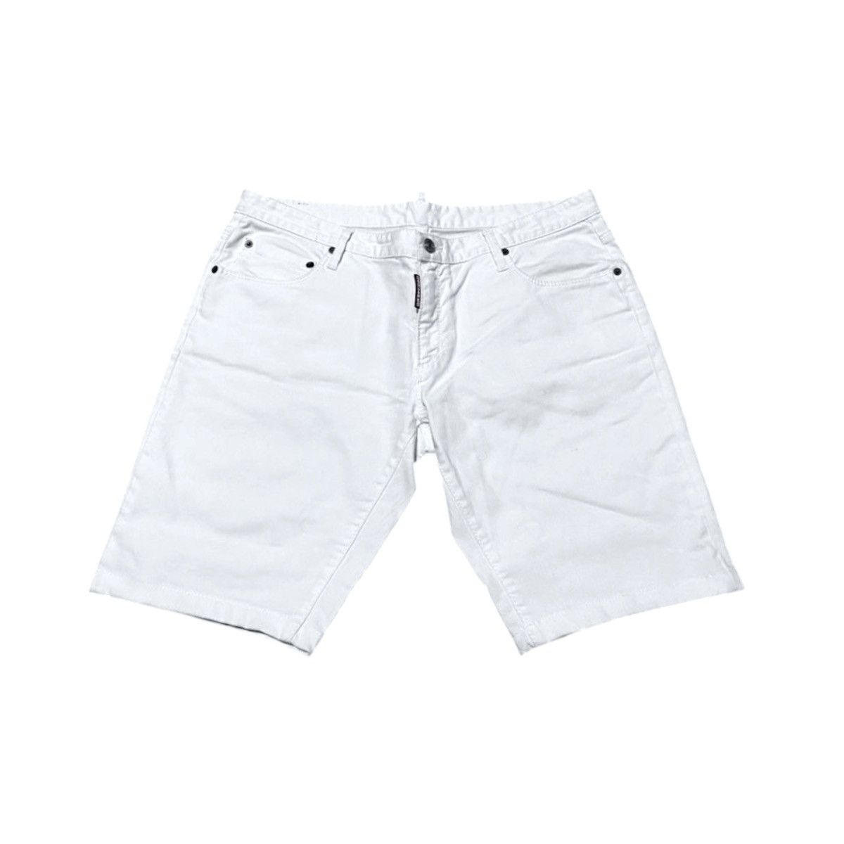 Dsquared2 Dsquared2 Archival SS'08 White Denim Shorts Vintage Jeans Size US 34 / EU 50 - 2 Thumbnail