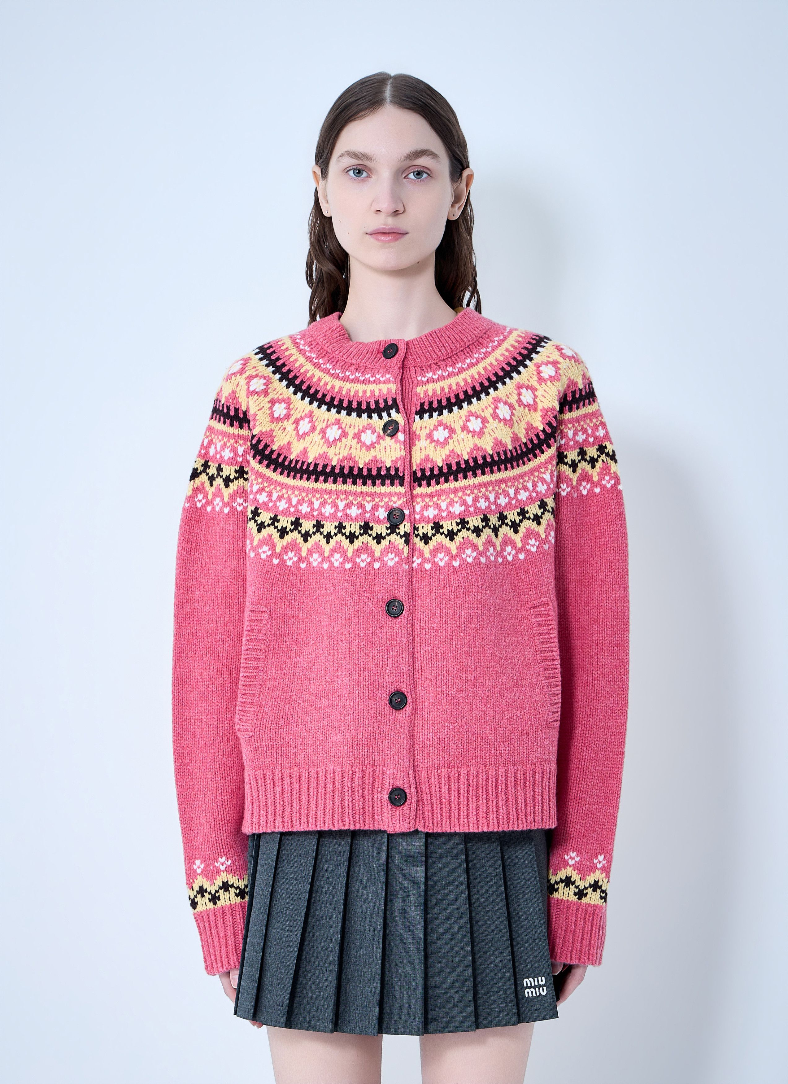 Miu Miu Wool Cardigan Size M / US 6-8 / IT 42-44 - 1 Thumbnail