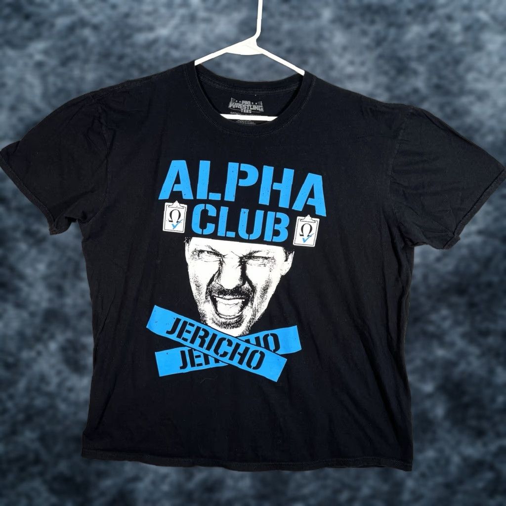Vintage VINTAGE Pro Westling Tees Alpha Club Jericho T Shirt Adult 2XL Black Mens Size US XXL / EU 58 / 5 - 1 Thumbnail