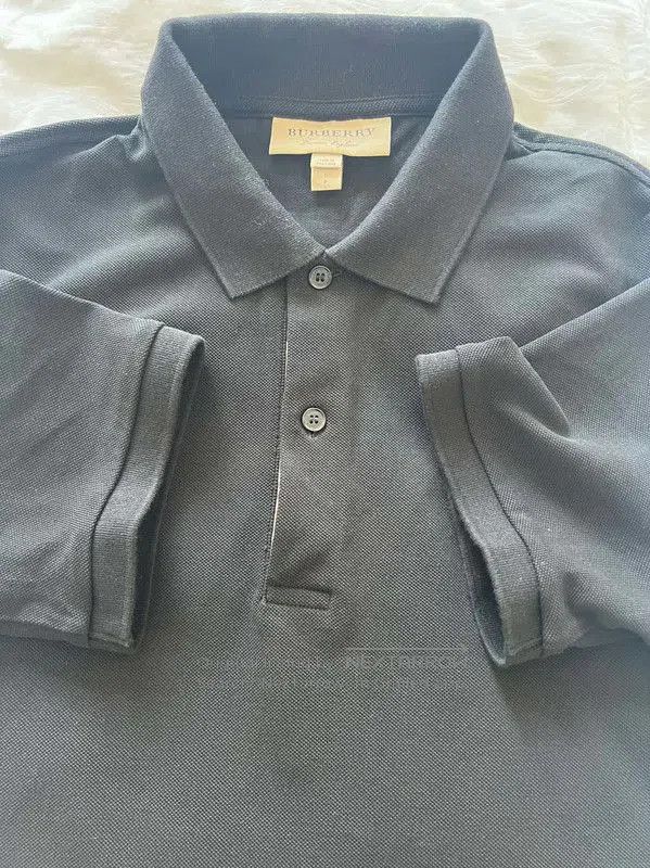 Burberry Burberry Classic Black Cotton Short Sleeve Polo. Size US S / EU 44-46 / 1 - 4 Thumbnail