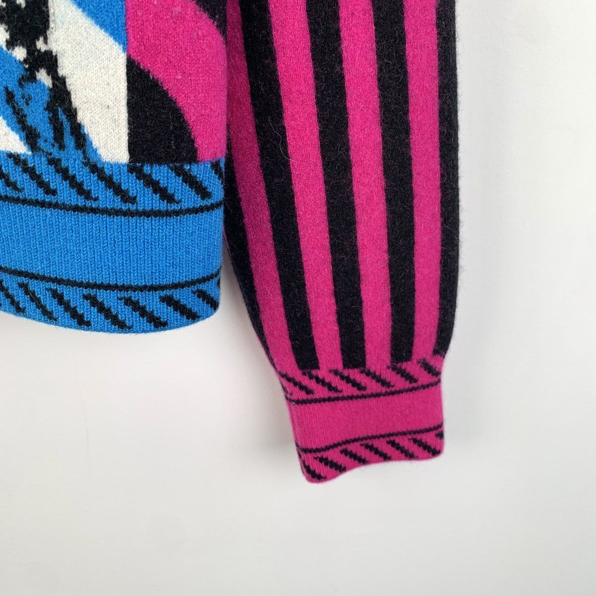 Dior Christian Dior Zebra Striped Long Sleeve Knit Sweater K26WX Size XS / US 0-2 / IT 36-38 - 5 Thumbnail