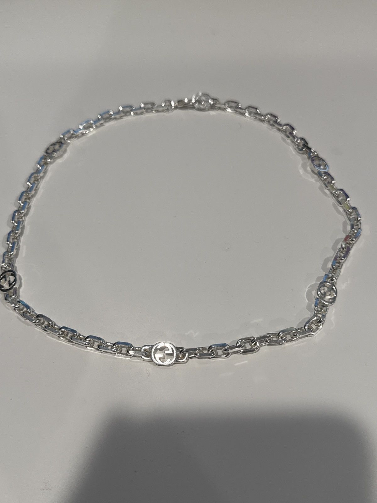 Gucci GUCCI INTERLOCKING CHAIN NECKLACE Size ONE SIZE - 5 Thumbnail