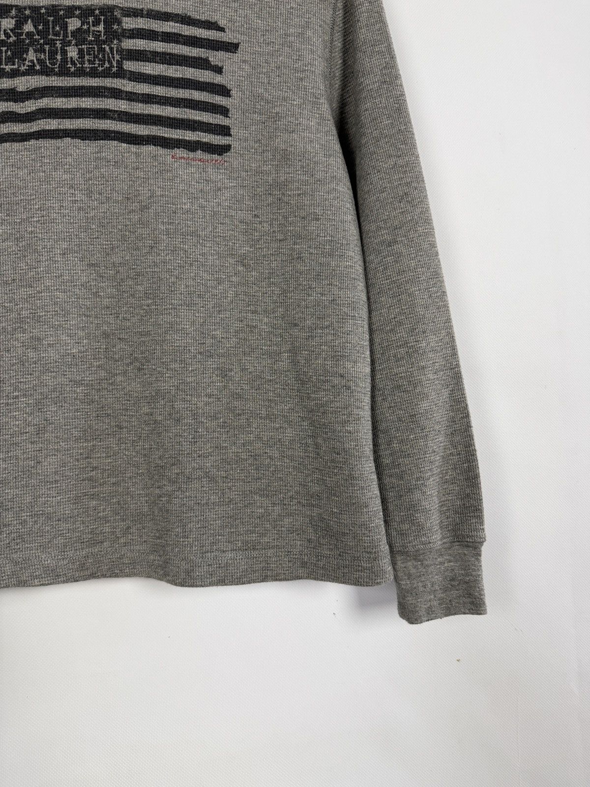 Polo Ralph Lauren Polo Ralph Lauren Hoodie Big USA Flag Logo Gray Hoody XS Size US XS / EU 42 / 0 - 5 Thumbnail