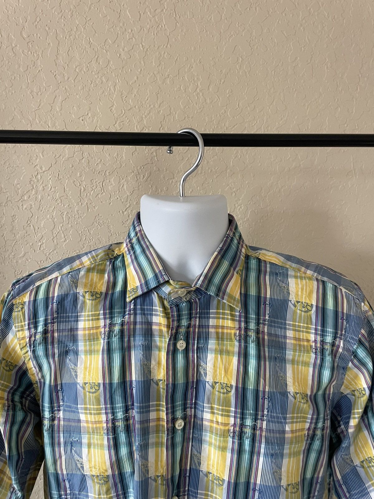 Etro Paisley Plaid Cotton button front shirt Size US M / EU 48-50 / 2 - 4 Thumbnail