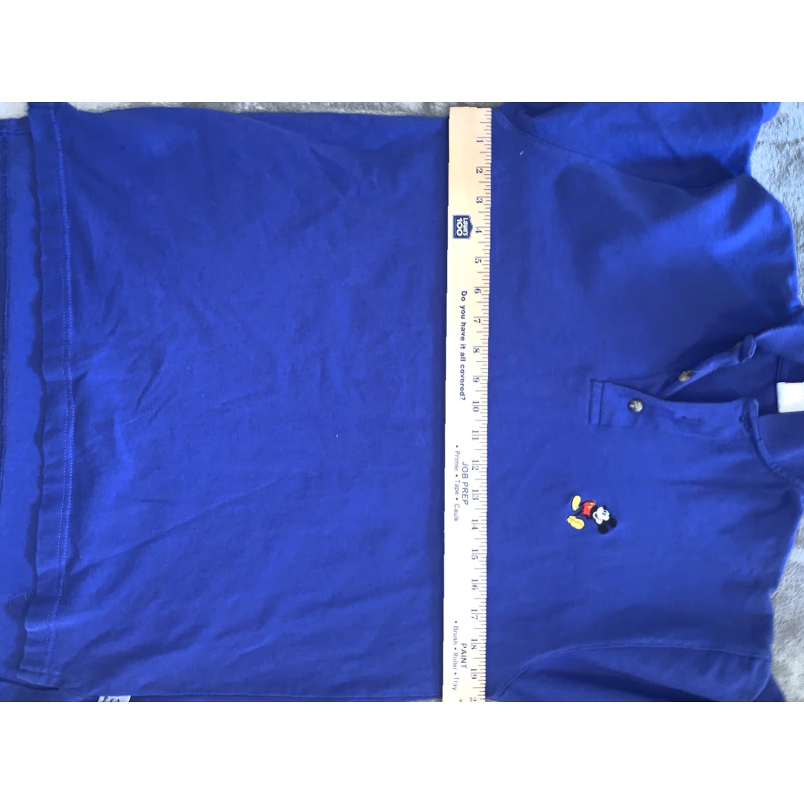 Vintage VINTAGE Mickey Inc Polo Shirt Unisex Adults Short Sleeve 90s Blue 100% Cotton Embroidered Polo Mens Womens Small Size US S / EU 44-46 / 1 - 5 Thumbnail