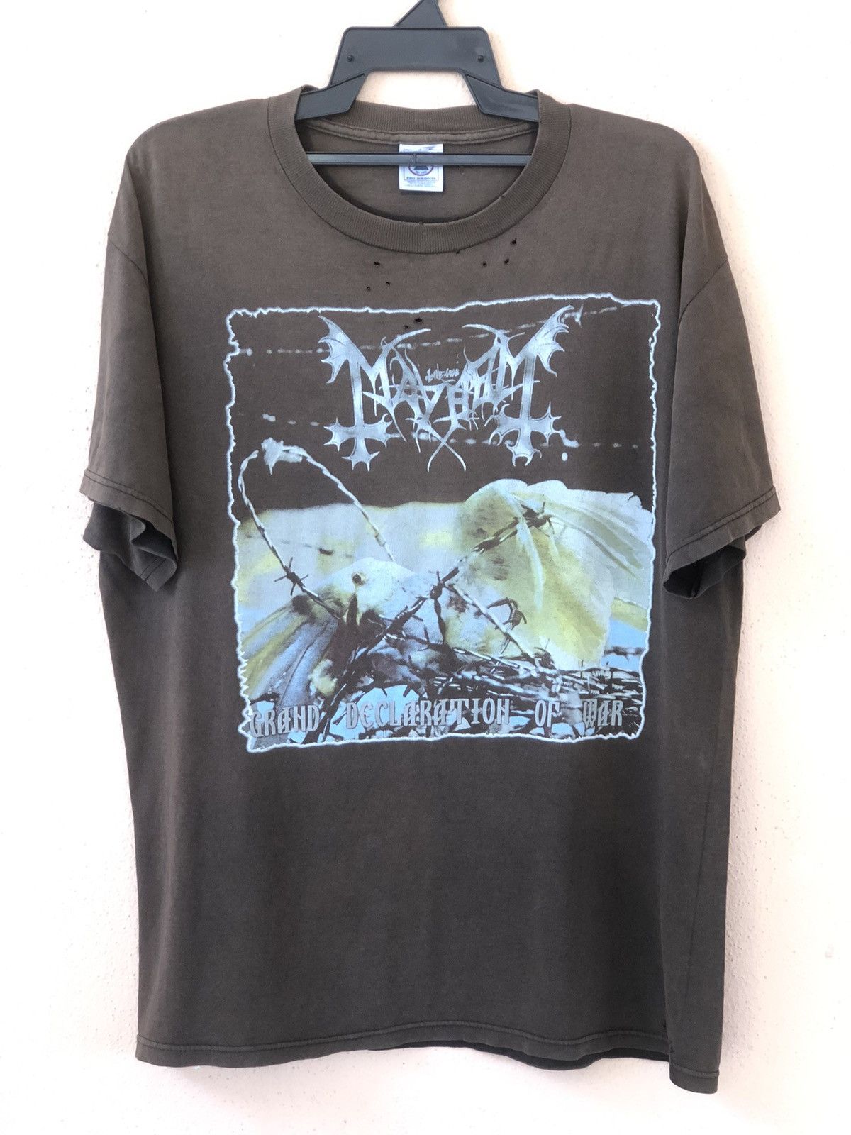 Band Tees Vintage MAYHEM Norwegian Black Metal Band Size US XL / EU 56 / 4 - 1 Thumbnail