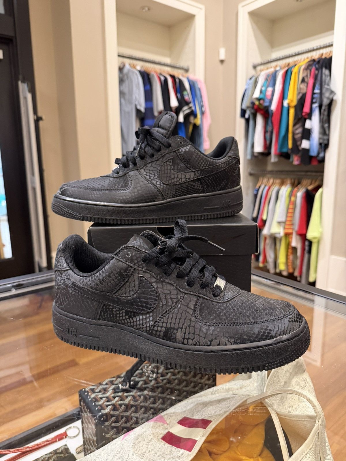 Nike Nike Air Force 1 low ‘Kobe Bryant Forever Black’ Size US 9.5 / EU 42-43 - 1 Thumbnail