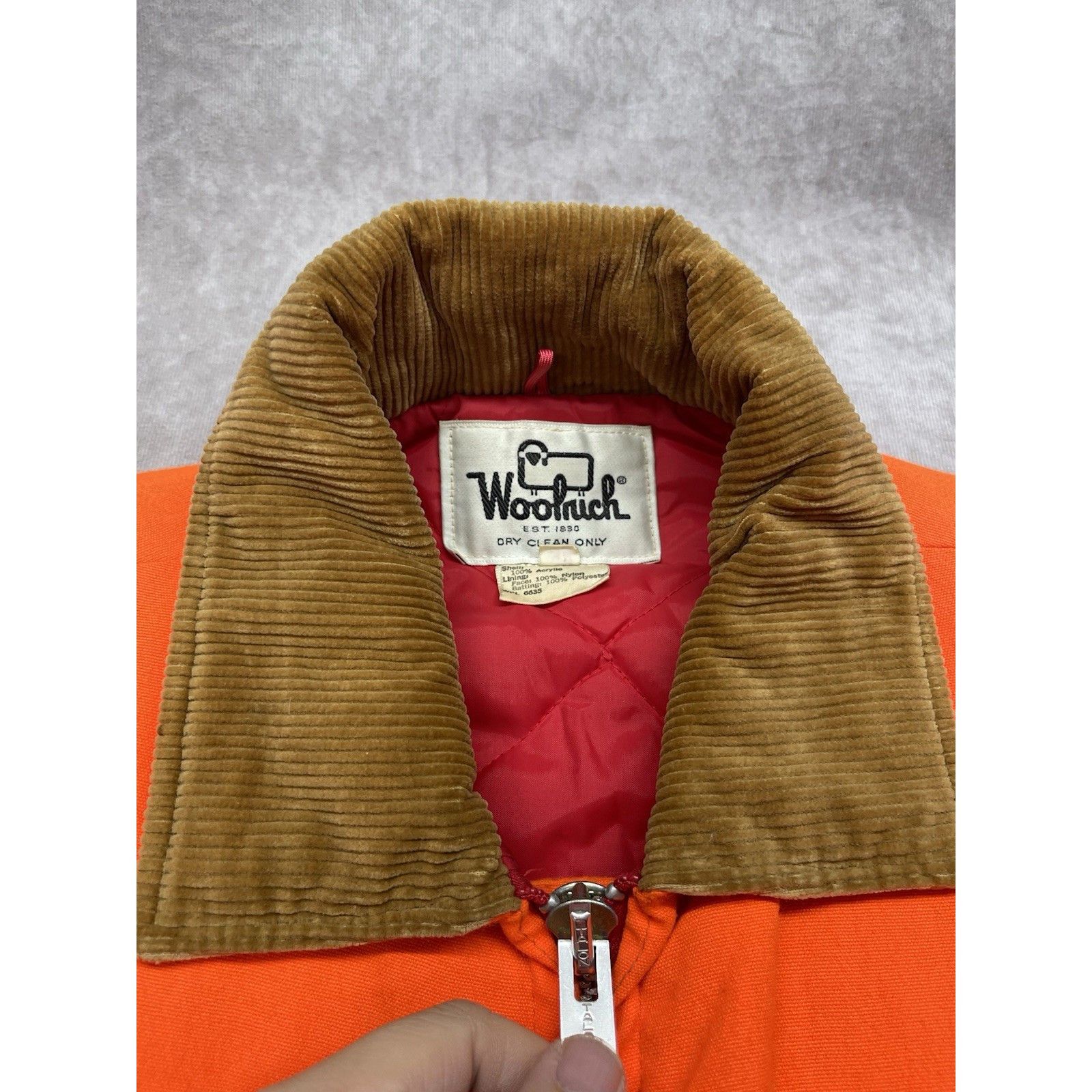 Other VINTAGE WOOLRICH BLAZE ORANGE HUNTING CHORE ZIP JACKET XL 19 Size US XL / EU 56 / 4 - 9 Thumbnail