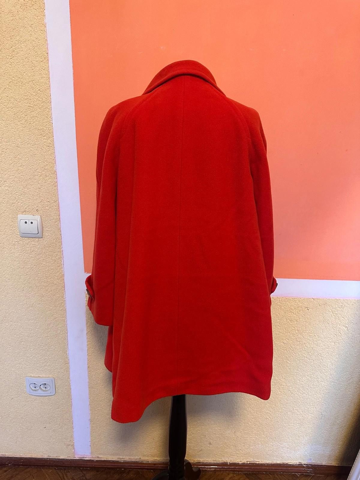 Aquascutum Women’s Aquascutum Red Wool Coat Sz 12 Size XL / US 12-14 / IT 48-50 - 6 Thumbnail