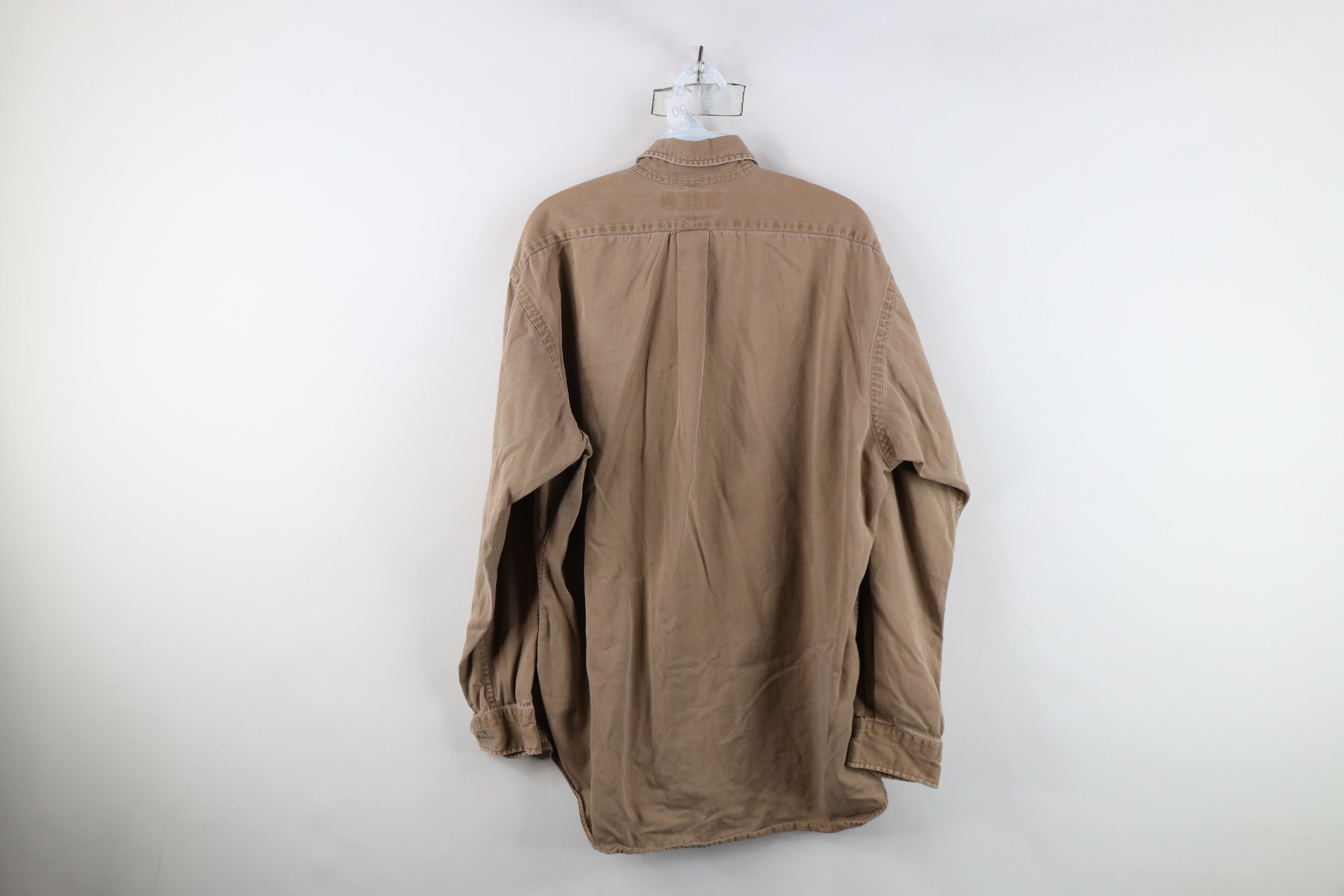 Ralph Lauren Vintage 90s Ralph Lauren Collared Button Down Shirt Brown Size US M / EU 48-50 / 2 - 14 Thumbnail