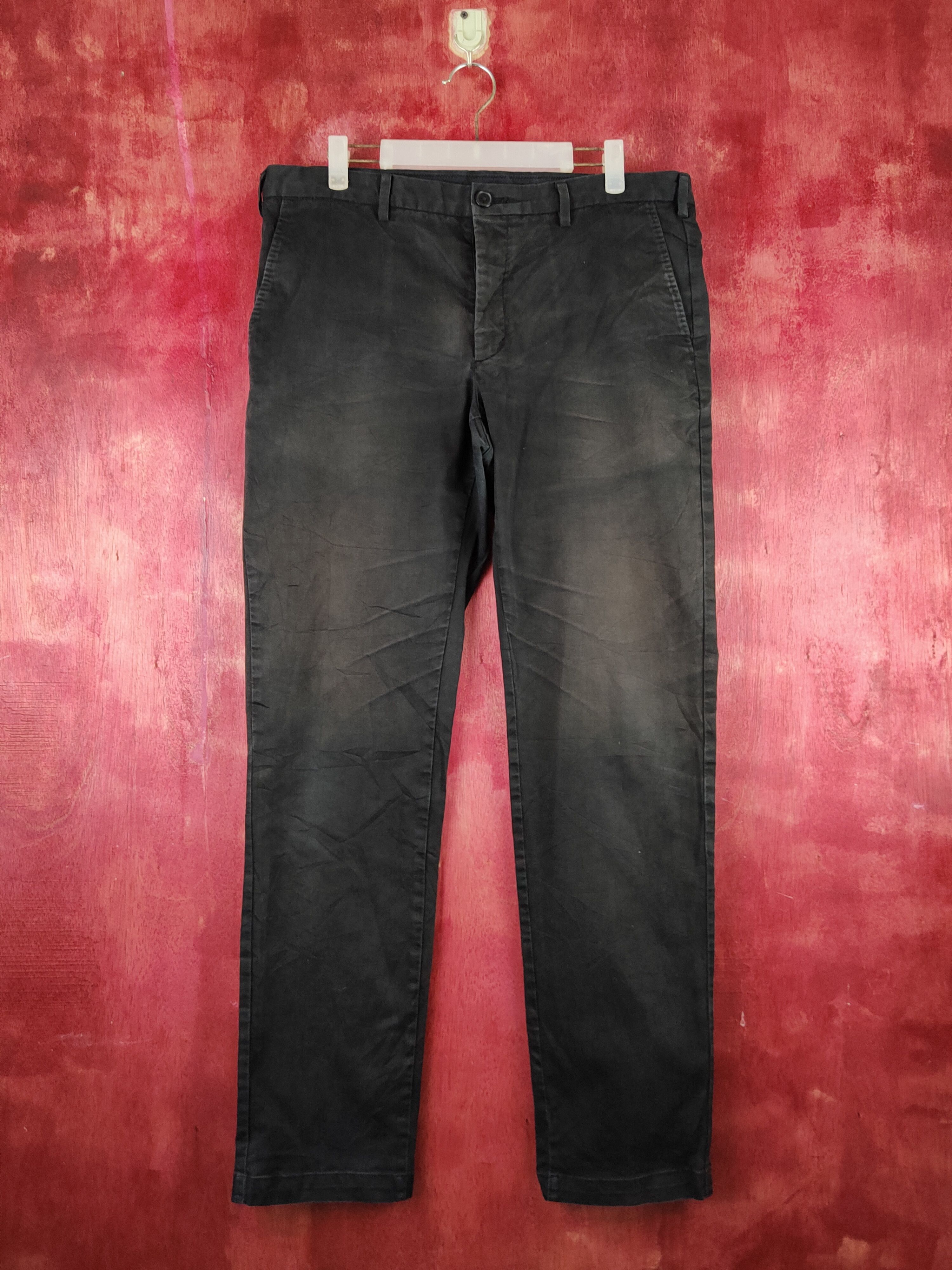 Japanese Brand × Uniqlo Uniqlo Black Faded Multipocket Casual Pants #S1465 Size US 36 / EU 52 - 1 Thumbnail