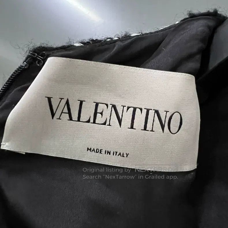 Valentino Valentino Plaid tweed sleeveless A-side dress Size S / US 4 / IT 40 - 2 Thumbnail
