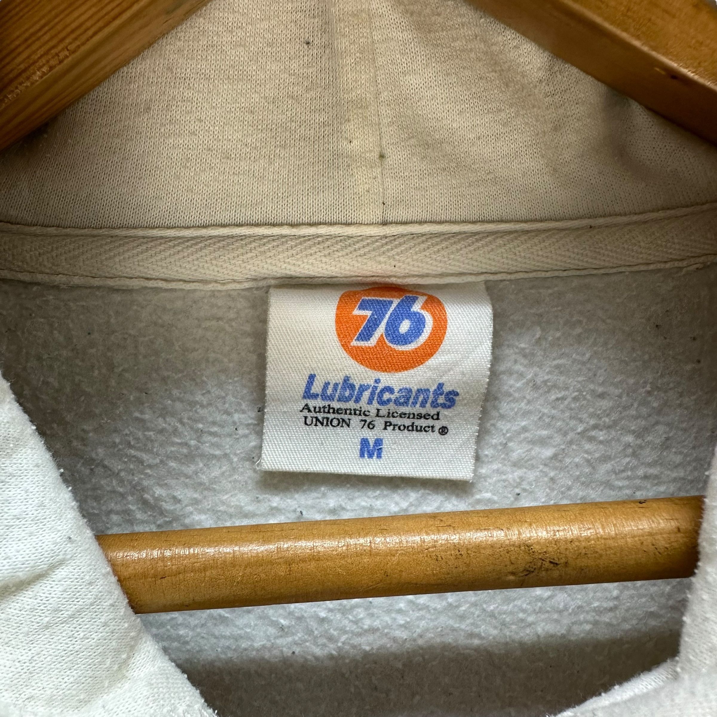 Japanese Brand 76 LUBRICANTS Big Logo Zipper Hoodie Sweatshirt #A4-0097 Size US M / EU 48-50 / 2 - 10 Thumbnail