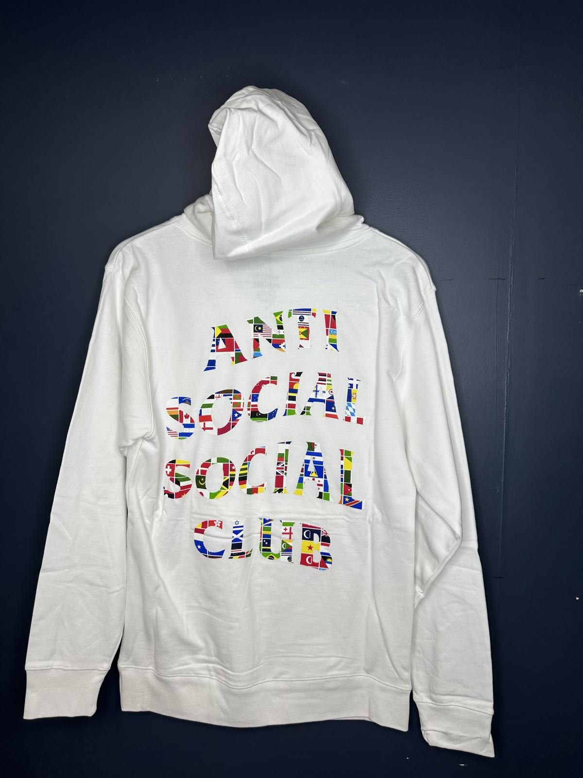Anti Social Social Club Anti Social Social Club Men's White Hoodie Sz Small Size ONE SIZE - 2 Thumbnail