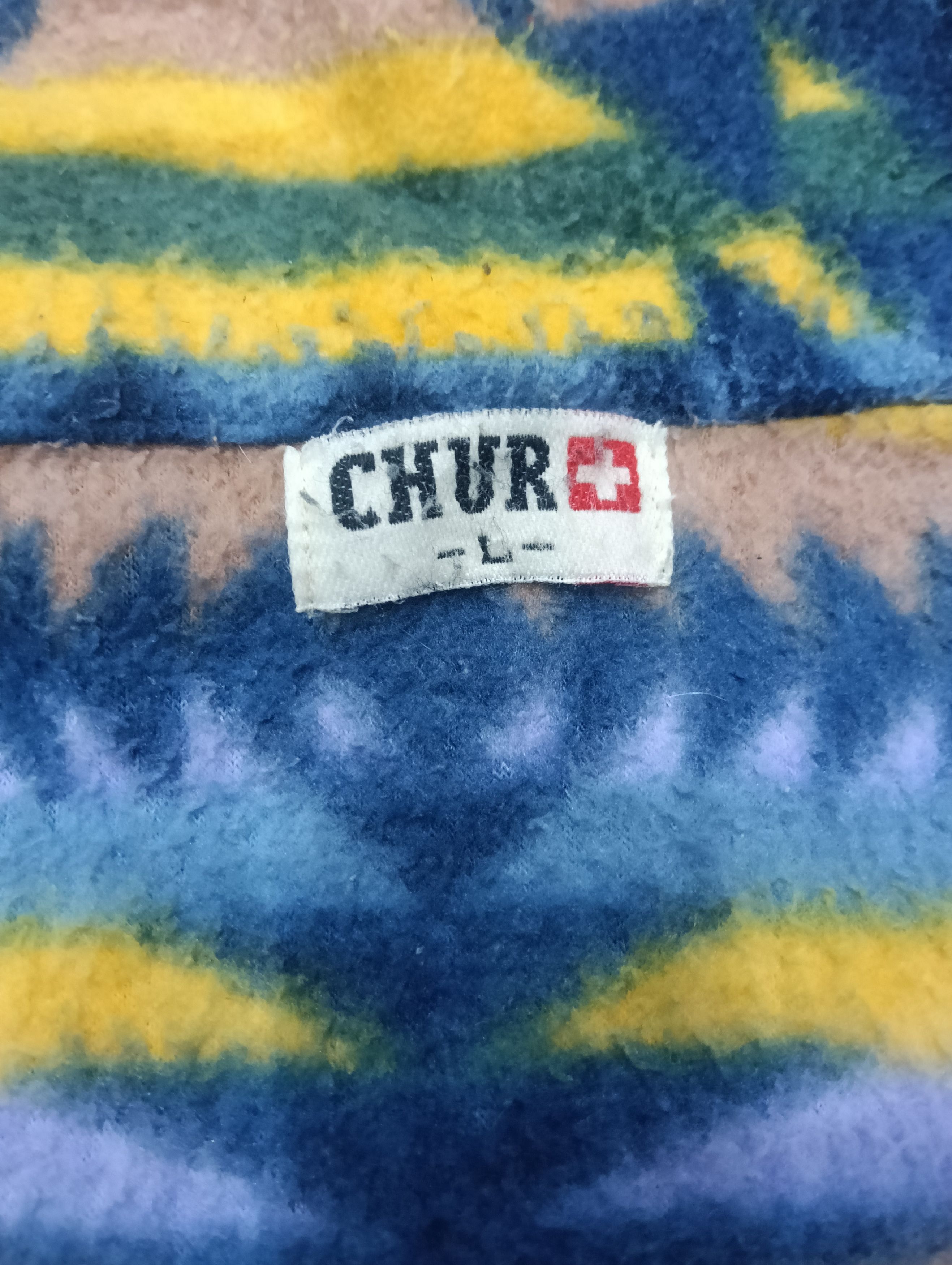 Japanese Brand × Patagonia × The North Face Vintage Chur Fleece Aztec Motive Size US L / EU 52-54 / 3 - 5 Thumbnail
