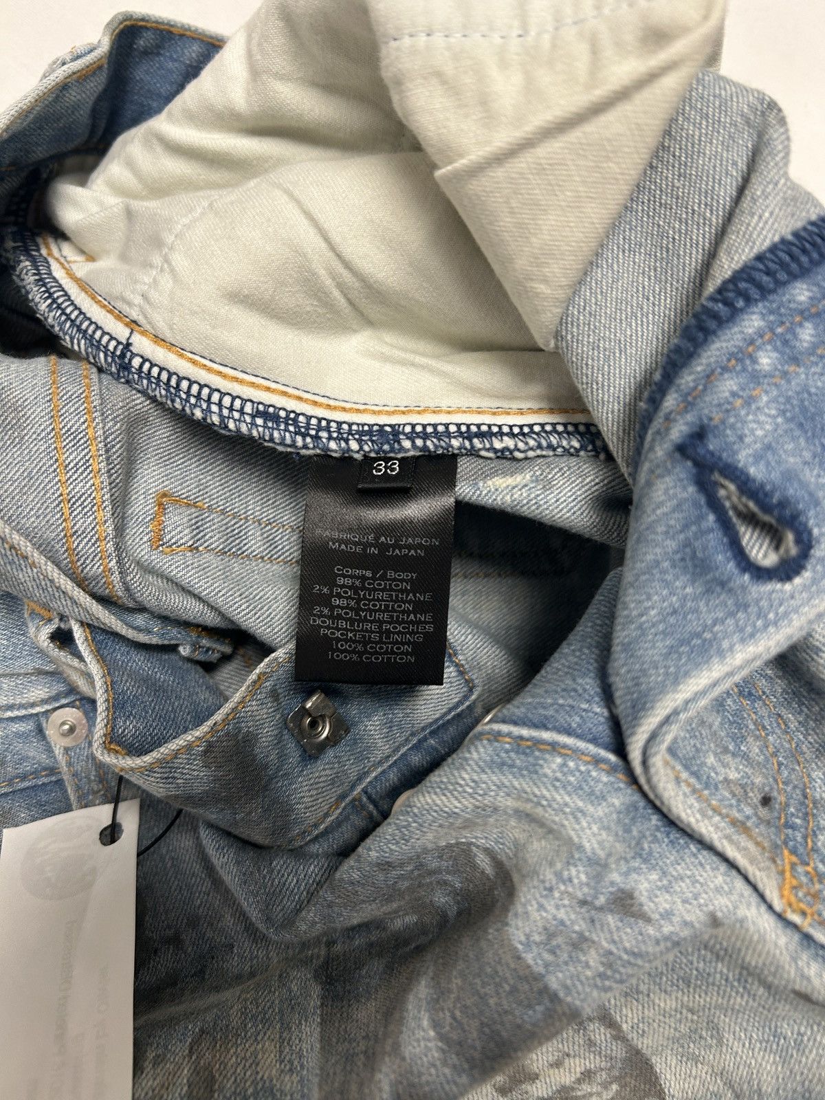 Balmain SS2016 Panelled Distressed Denim Size US 33 - 8 Thumbnail