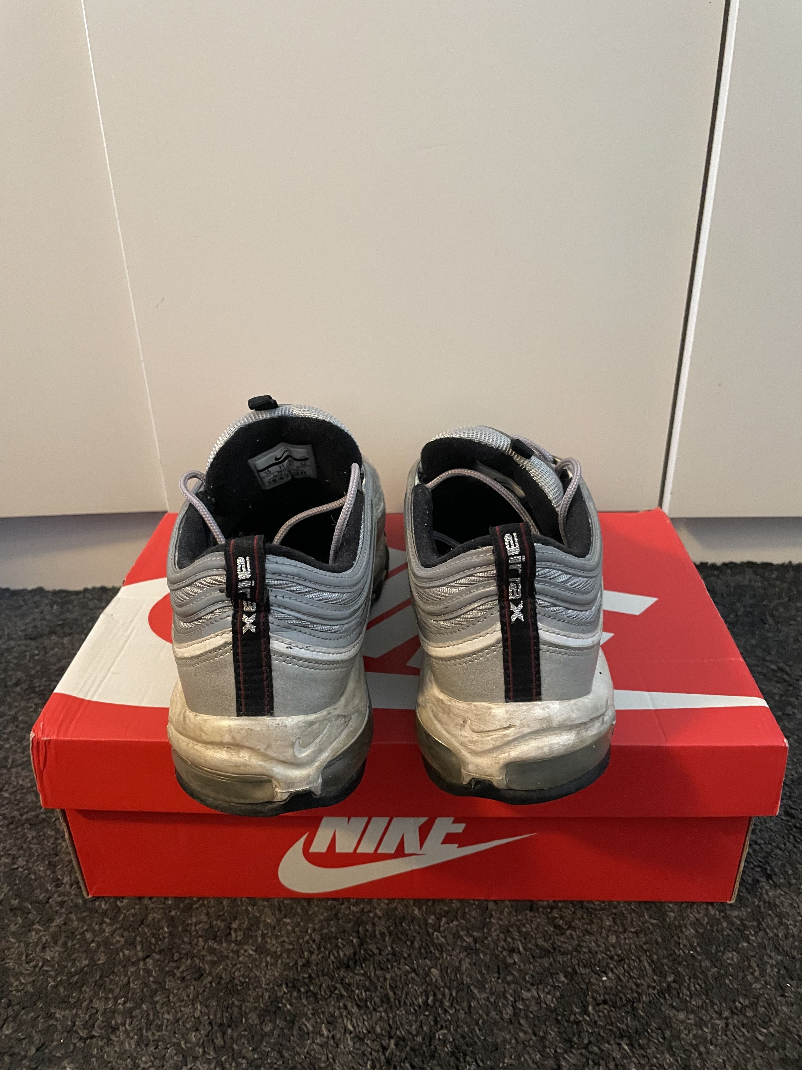 Nike Nike Air Max 97 OG Silver Bullet (2017) Size US 12 / EU 45 - 5 Thumbnail