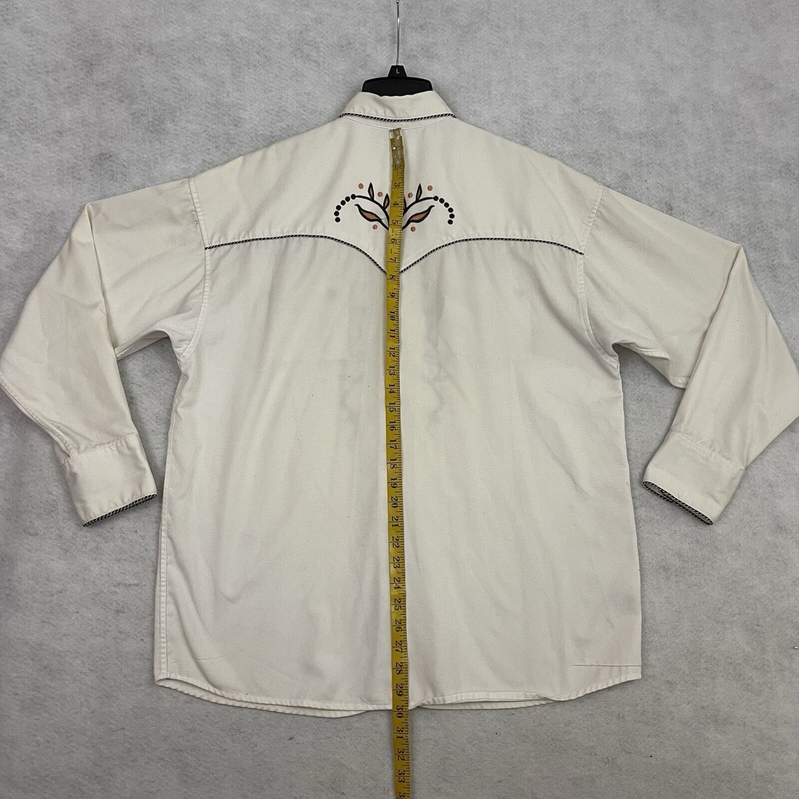 Panhandle Slim Panhandle Slim Mens Shirt Large White Embroidered Pearl Snap Size US L / EU 52-54 / 3 - 5 Thumbnail